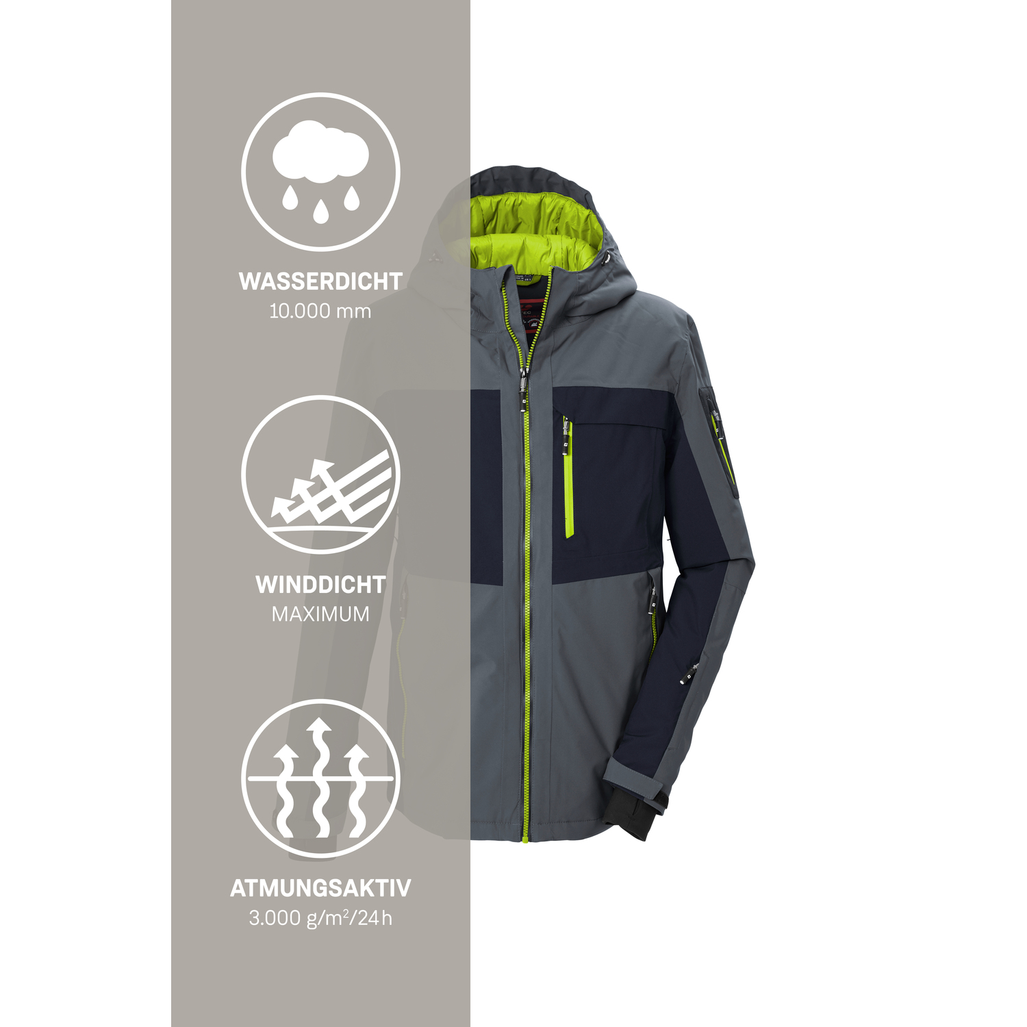 Herren killtec Grau