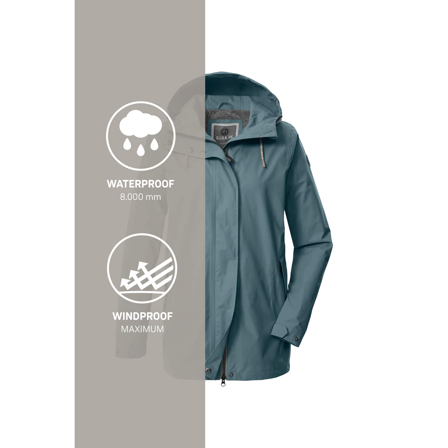 Damen G.I.G.A. DX by killtec Rauchblau