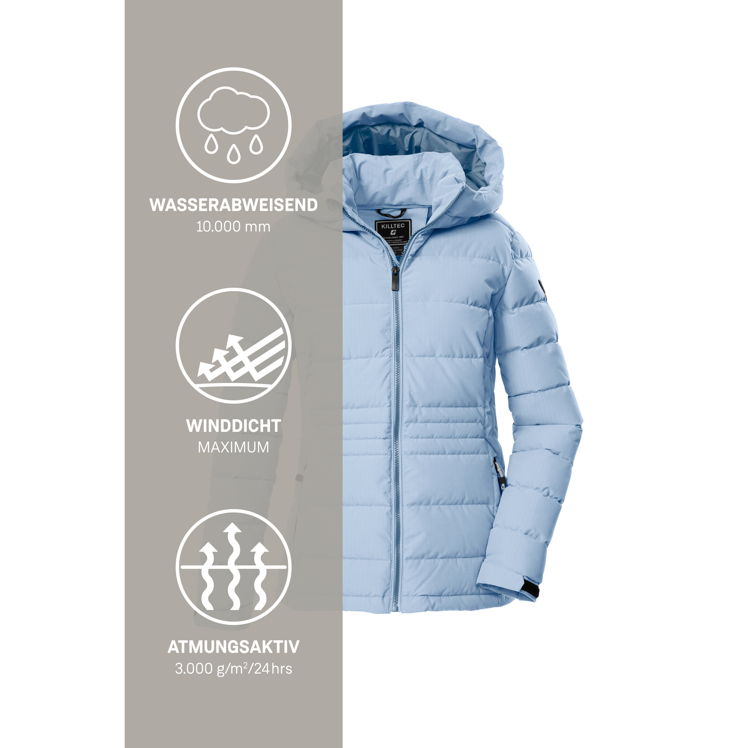 Damen killtec Hellblau