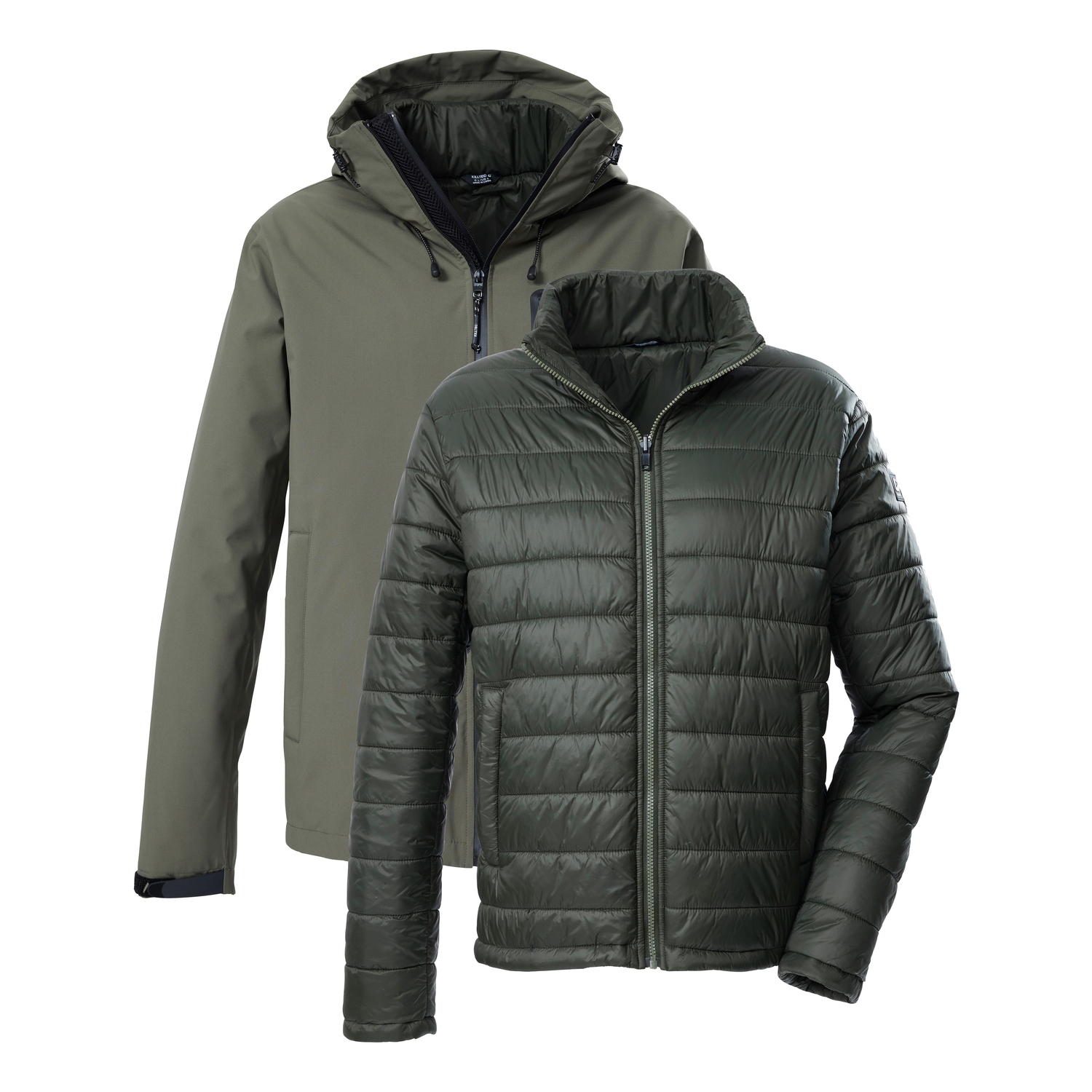 Herren killtec Oliv KOW 95 MN JCKT 00717 4XL Doppeljacke