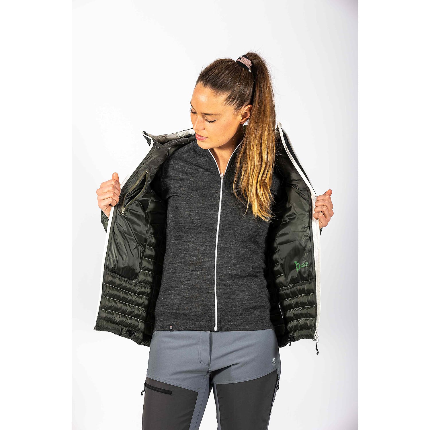 Damen Maul Sport Tannengrün Annaberg - Steppjacke + Kapuze 0760 48 Funktionsjacke
