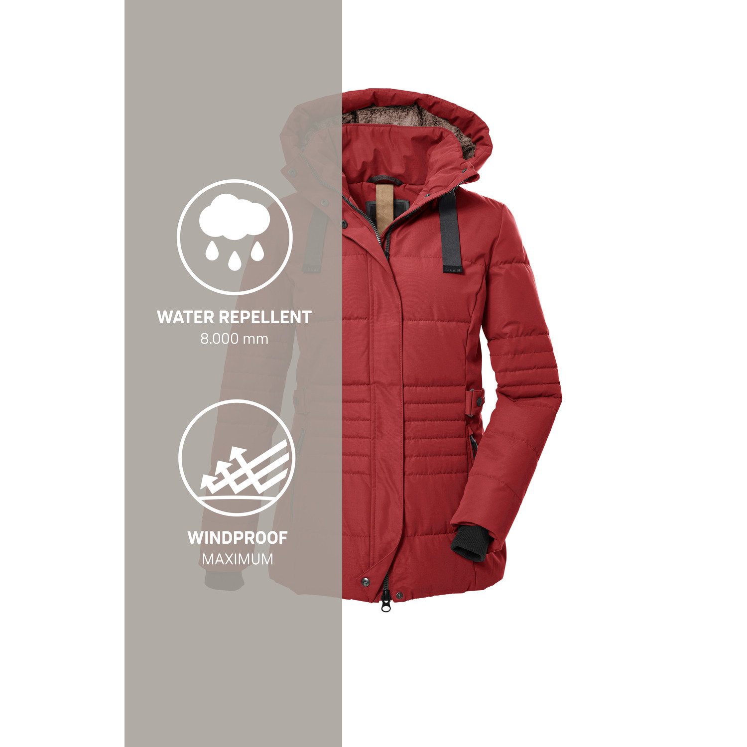 Damen G.I.G.A. DX by killtec Rot GW 25 WMN QLTD JCKT 00497 50 Funktionsjacke