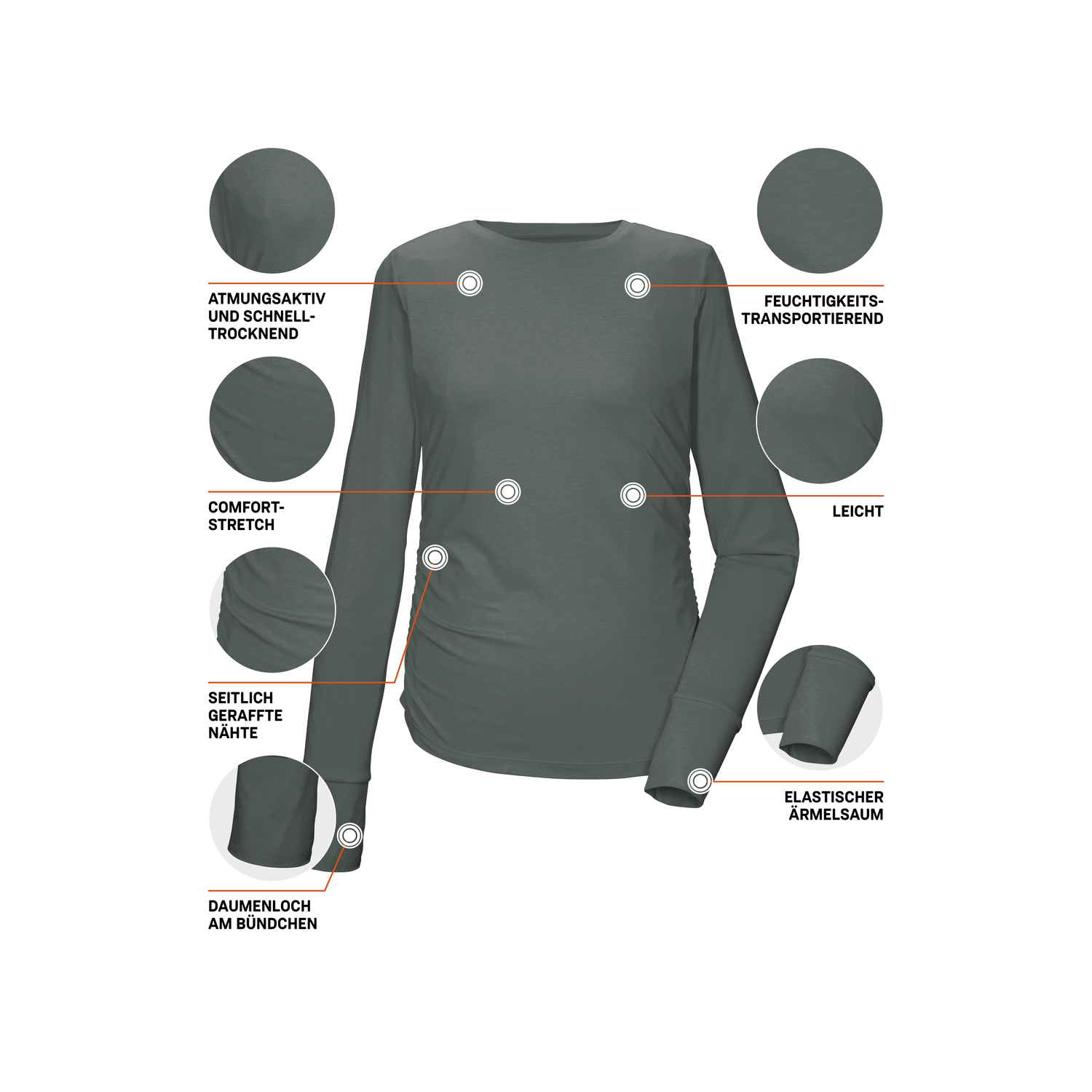 Damen killtec Grau