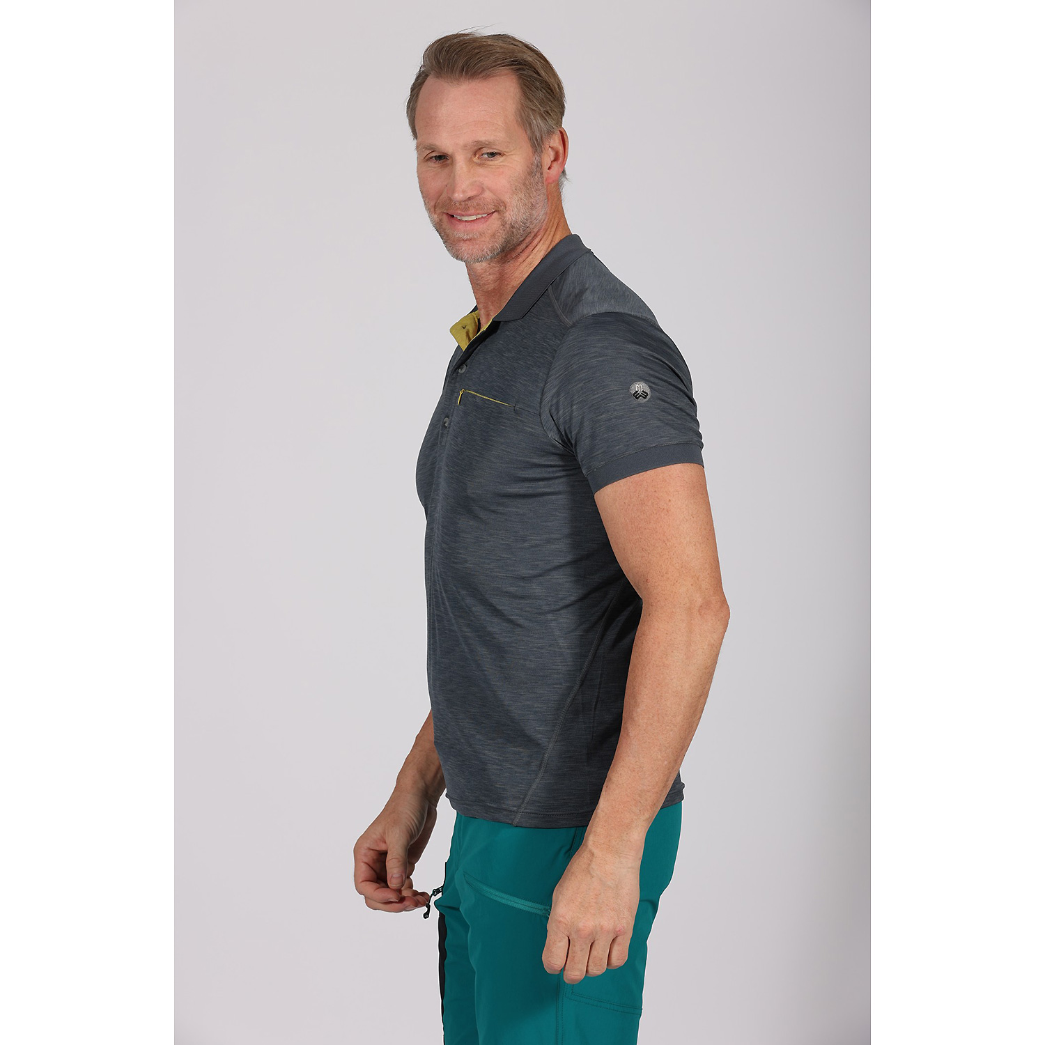 Herren Maul Sport Grau Ini II - 3/4 Shirt 10 36 Shirt