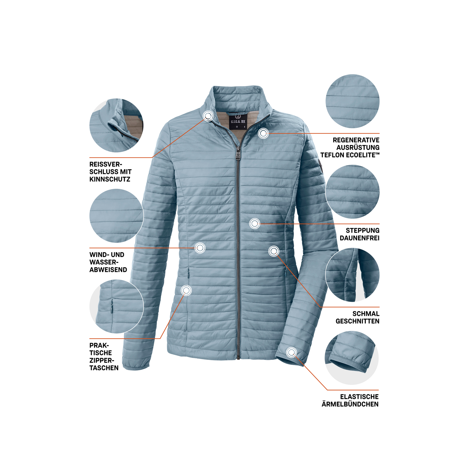 Damen G.I.G.A. DX by killtec Blau GS 112 WMN QLTD JCKT 00845 50 Funktionsjacke