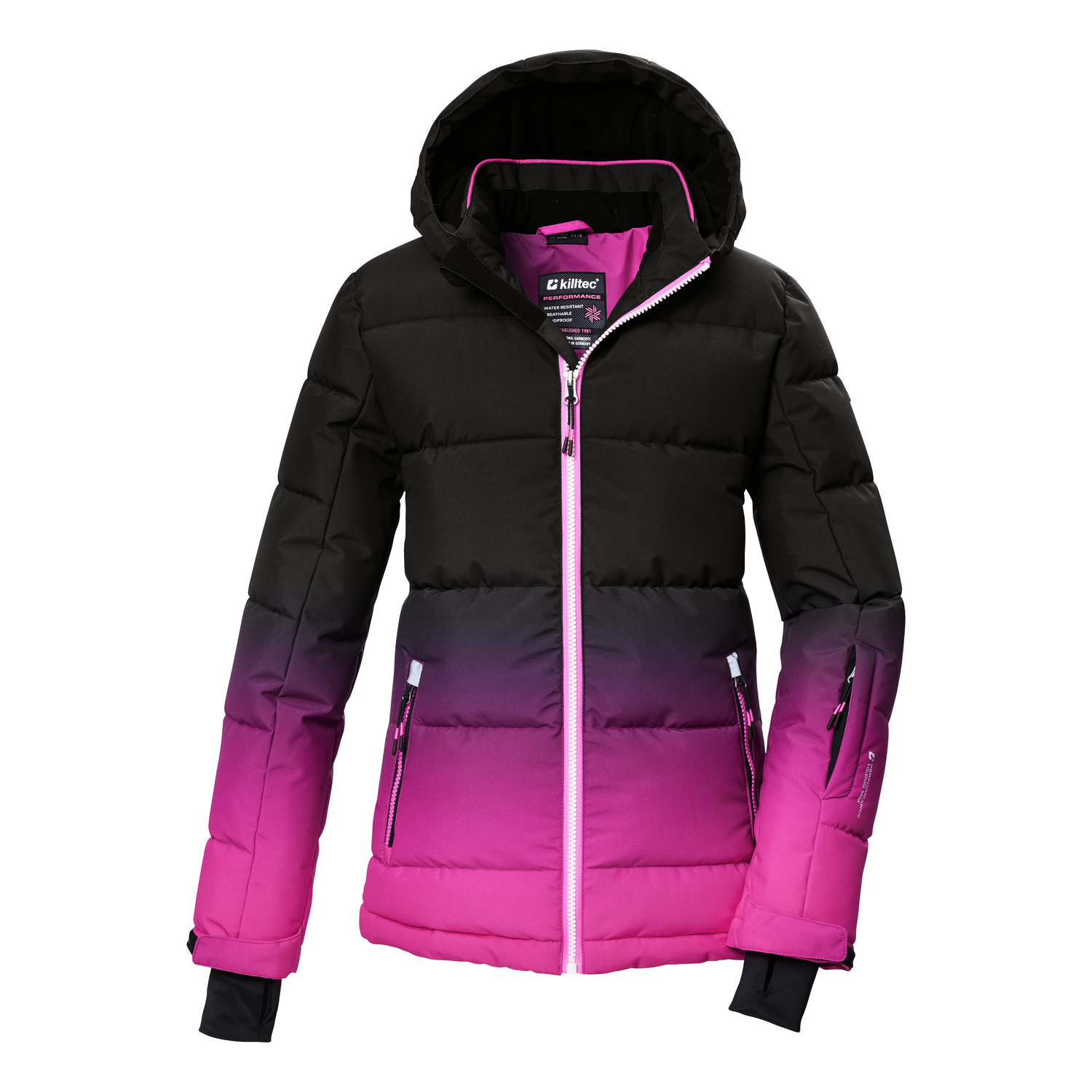 Kinder Mädchen killtec Pink KSW 330 GRLS SKI QLTD JCKT 00442 176 Funktionsjacke