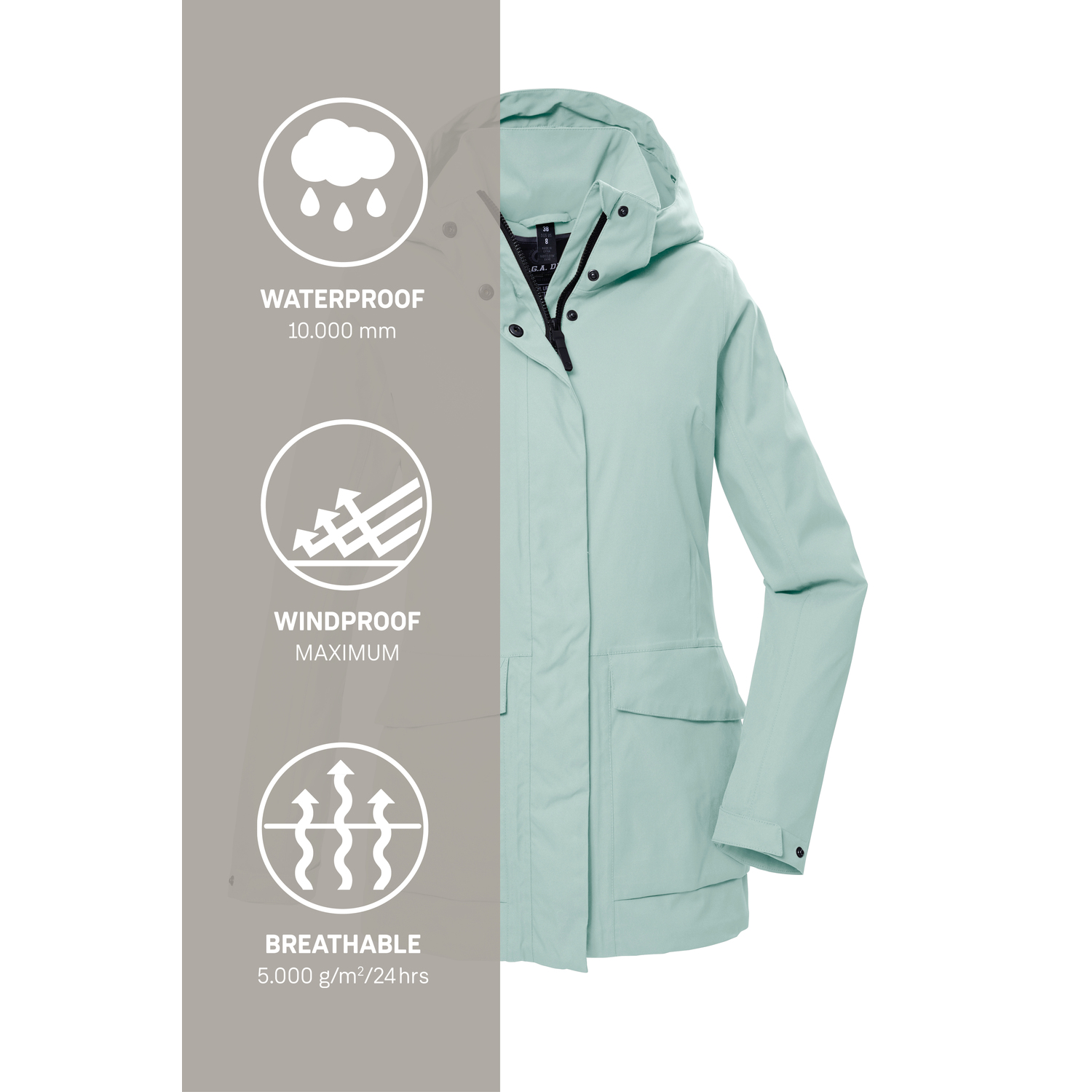 Damen G.I.G.A. DX by killtec Blau GS 54 WMN JCKT