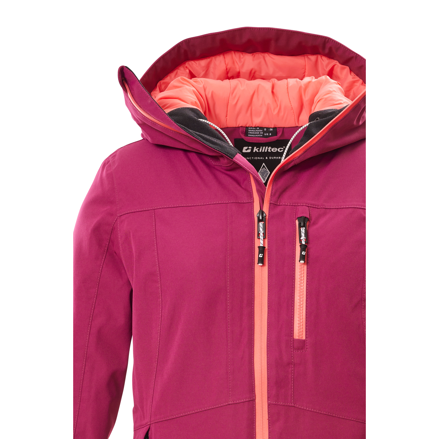 Damen killtec Pink  KSW 276 WMN SKI JCKT