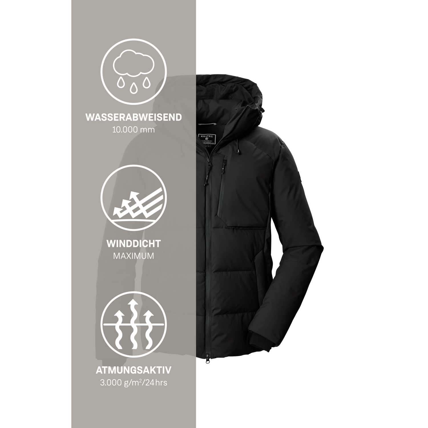 Herren killtec Schwarz