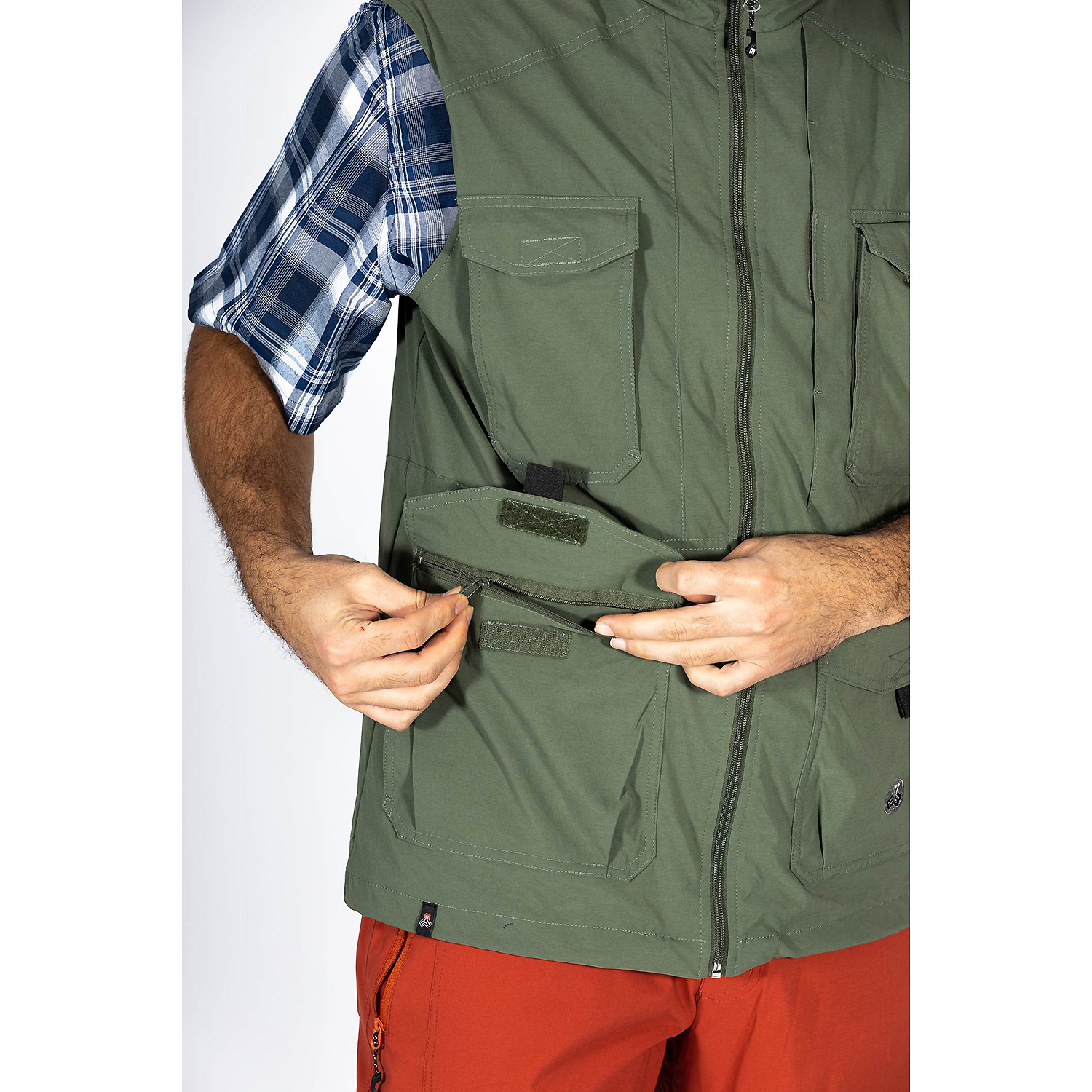 Herren Maul Sport Oliv Quebec - T-Zipp off Hose elas 10 25 Hose