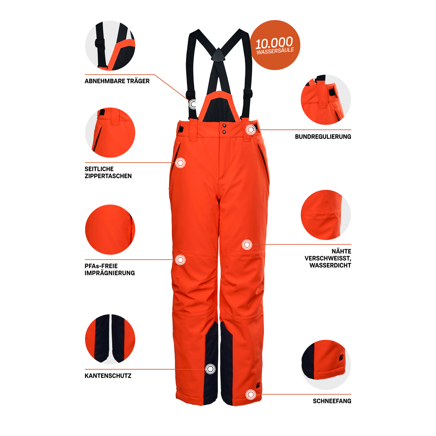 Killtec Jungen Funktionshose/Skihose Mit Abzippbare Produktbild-Vorschau 2