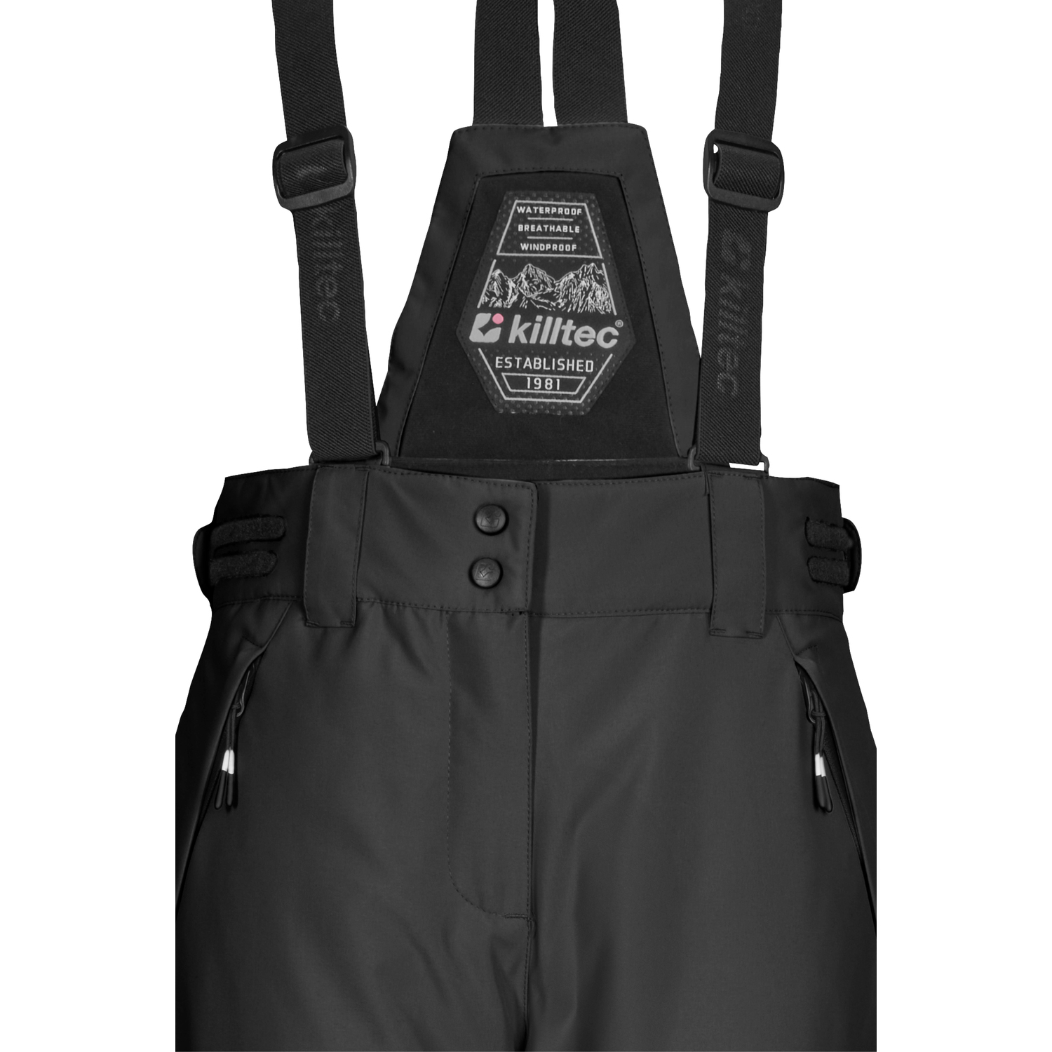Kinder killtec Schwarz KSW 213 GRLS SKI PNTS 00200 176 Latzhose