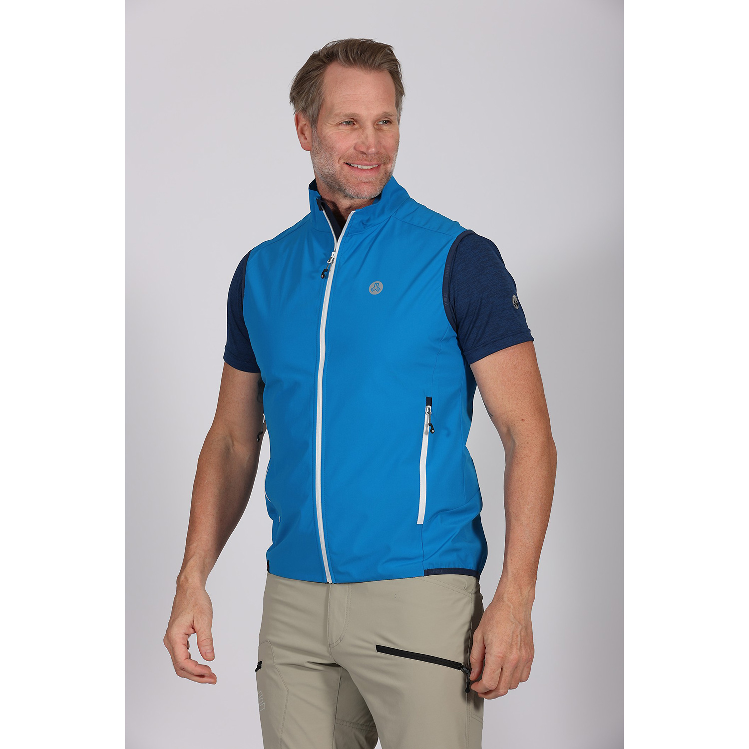 Herren Maul Sport Blau Irschenberg XT - 1/2 Hemd elas 42 54 Hemd