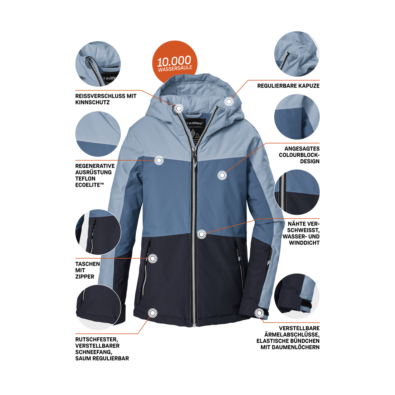 Kinder killtec Blau