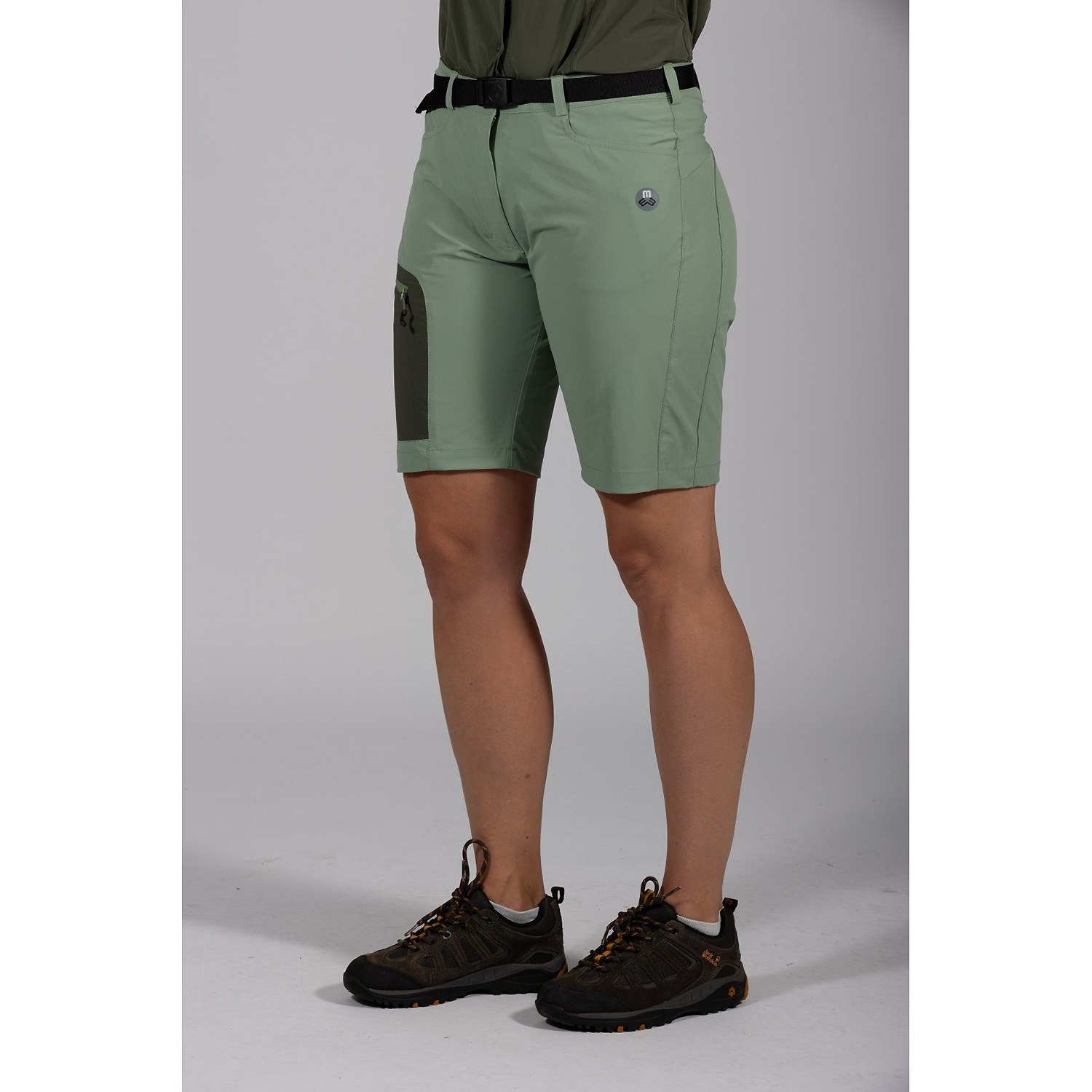 Damen Maul Sport Tannengrün Laval XT - Bermuda elastic Bermuda