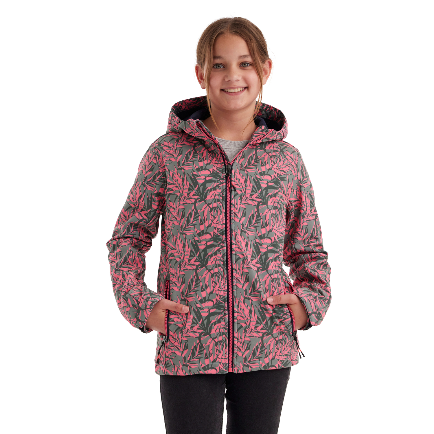 Mädchen Kinder killtec Grün Print Funktionsjacke