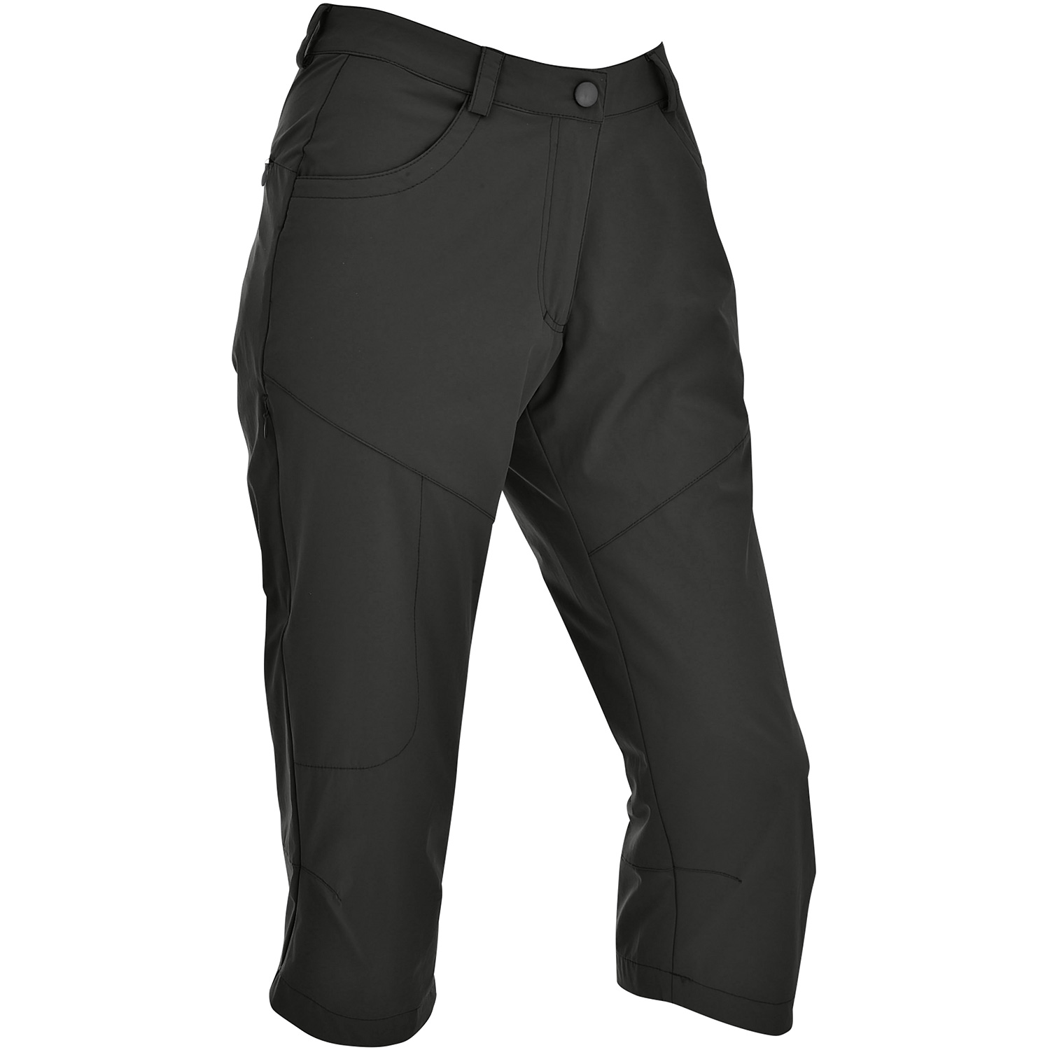 Damen Maul Sport Schwarz Sidney XT - Caprihose elastic Caprihose