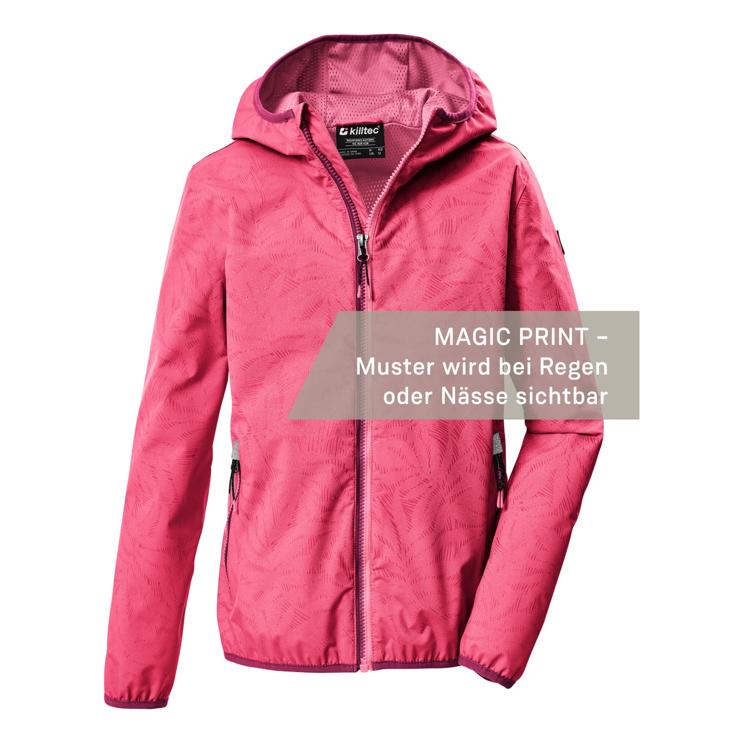 Kinder killtec Pink KOS 156 GRLS JCKT Funktionsjacke