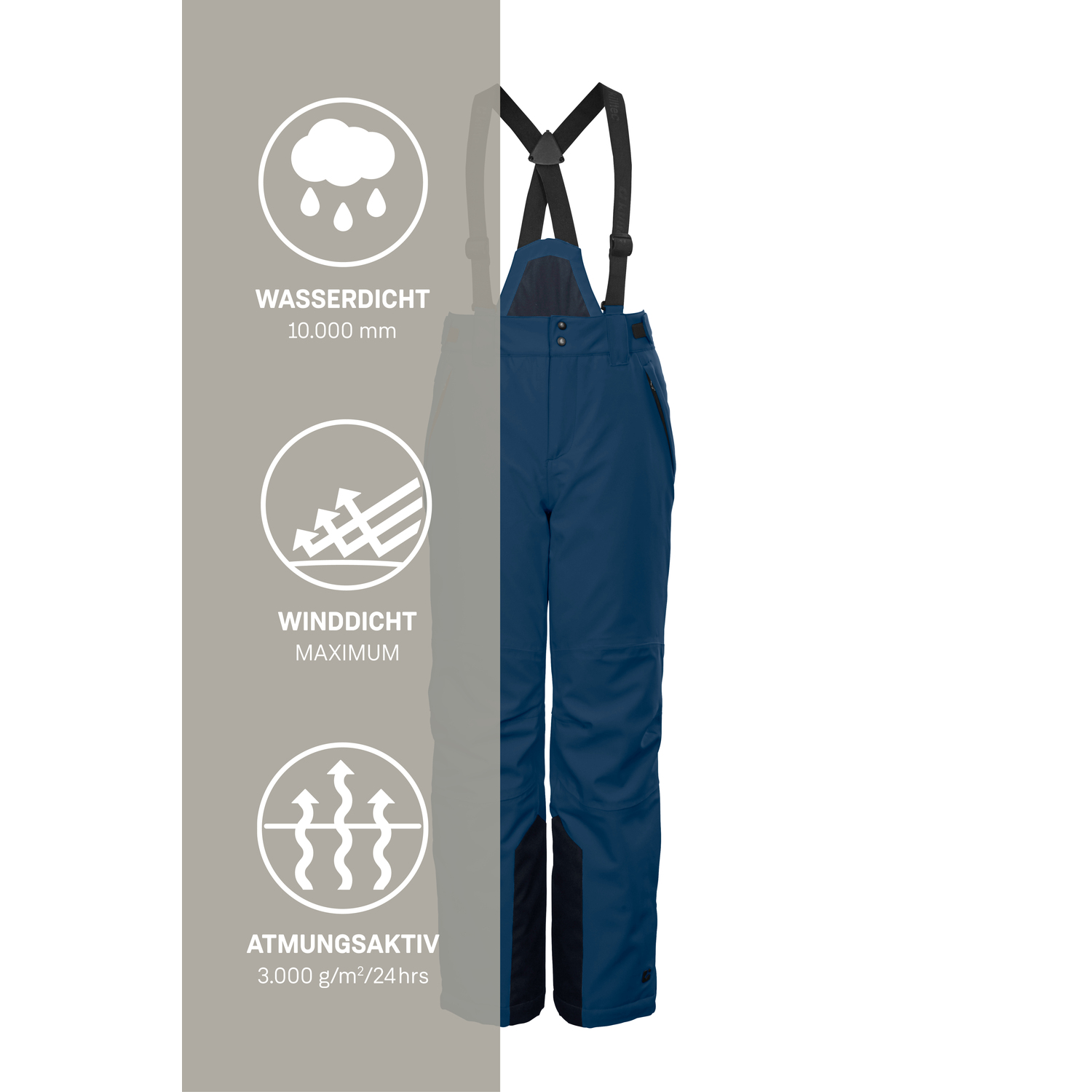 Jungen Kinder killtec Blau KSW 79 BYS SKI PNTS 00262 176 Latzhose