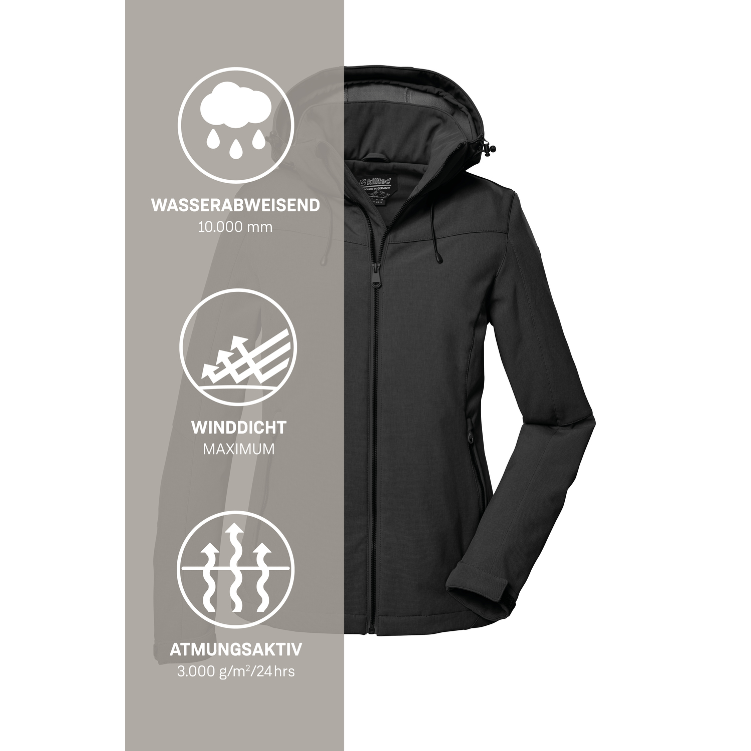 Damen killtec Schwarz
