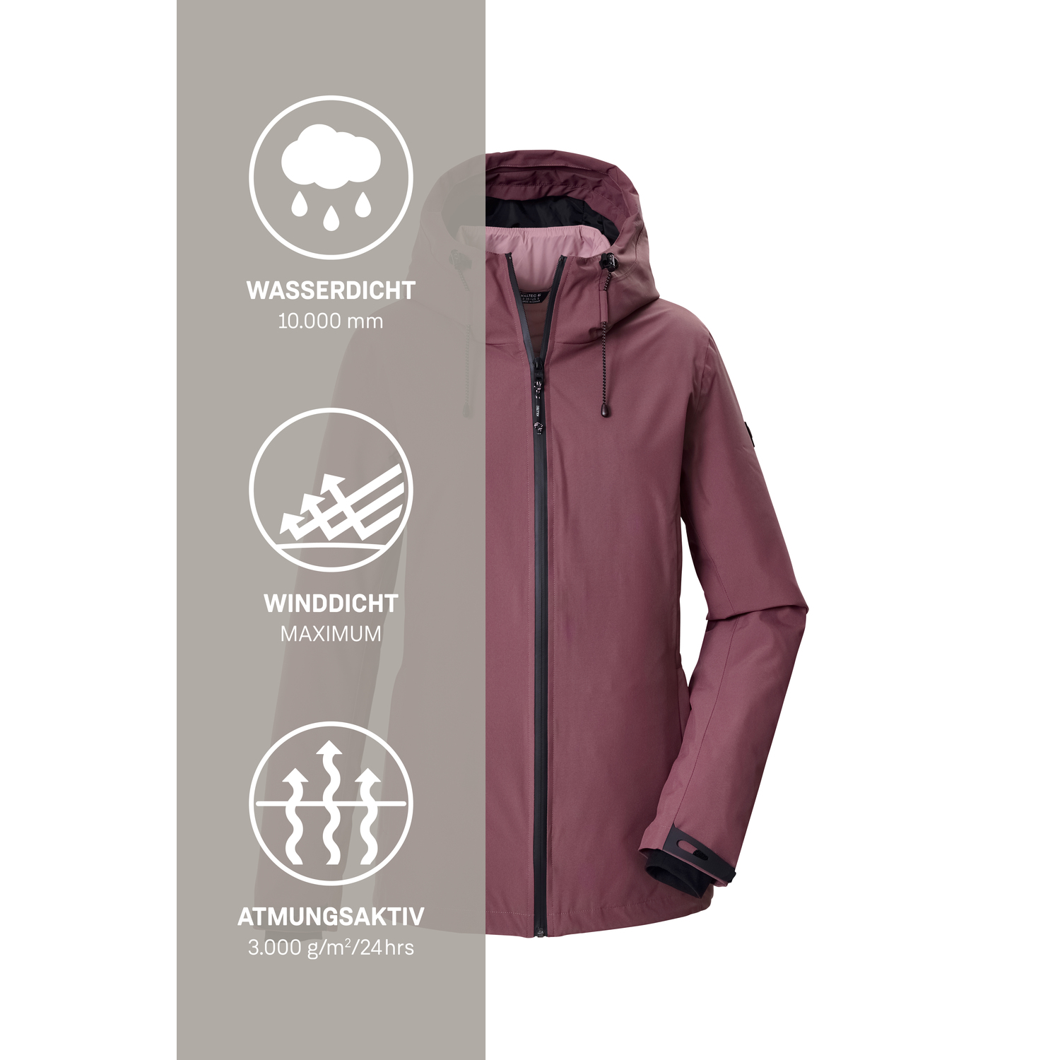 Damen killtec Violett