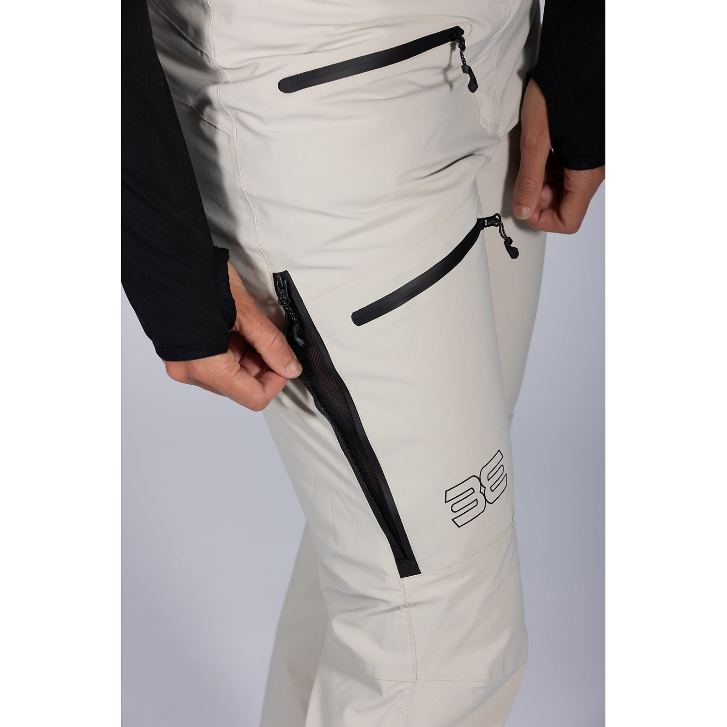 Damen Maul Sport Beige Schneeflocke - Snowtex Hose 3636 36 Skihose