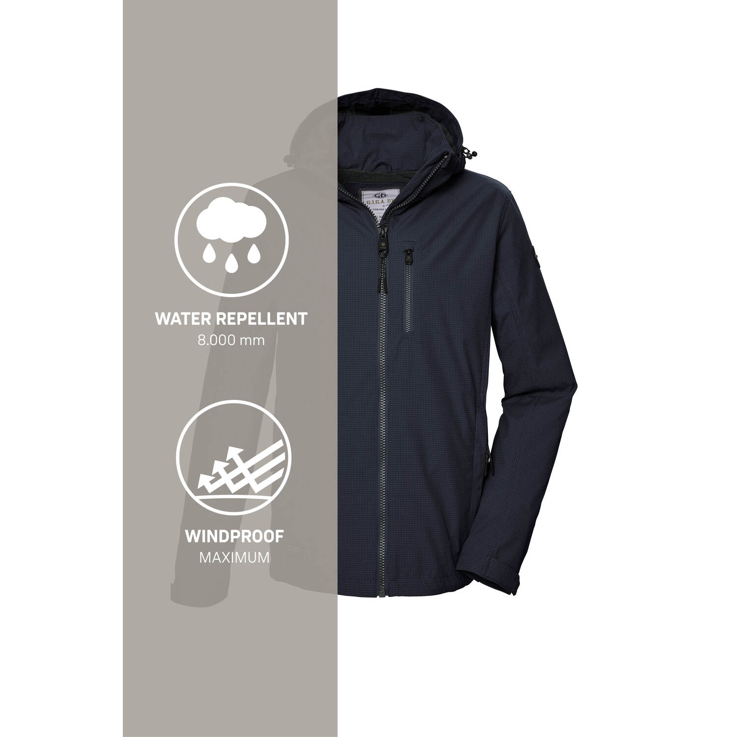 Herren G.I.G.A. DX by killtec Blau GS 82 MN SFTSHLL JCKT 00814 4XL Funktionsjacke