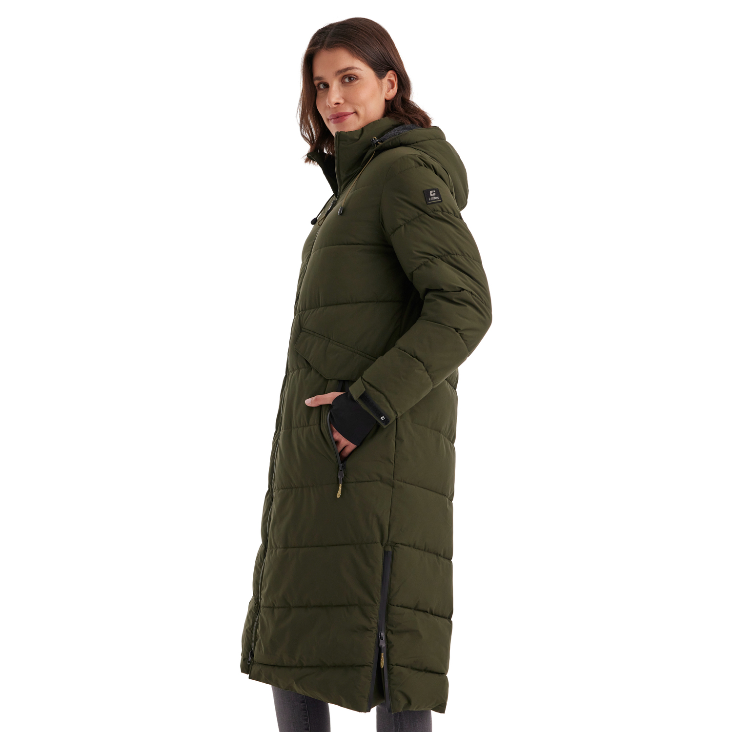 Damen killtec Dunkeloliv KOW 62 WMN QLTD CT 00756 46 Mantel