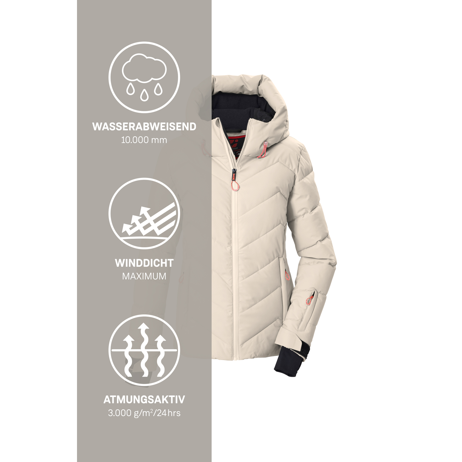 Damen killtec Beige