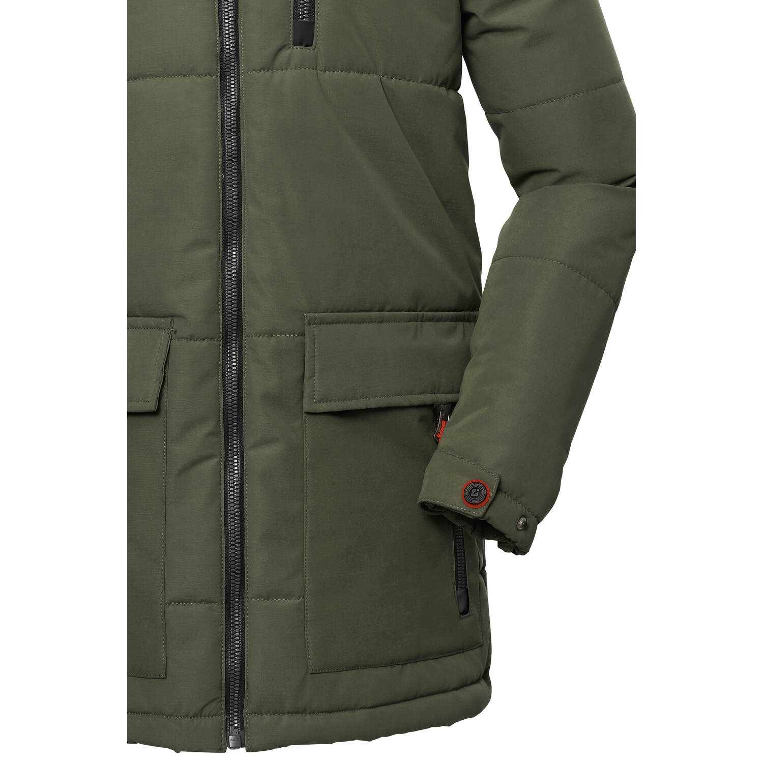 Jungen Kinder killtec Dunkeloliv KOW 135 BYS QLTD PRK 00756 176 Mantel