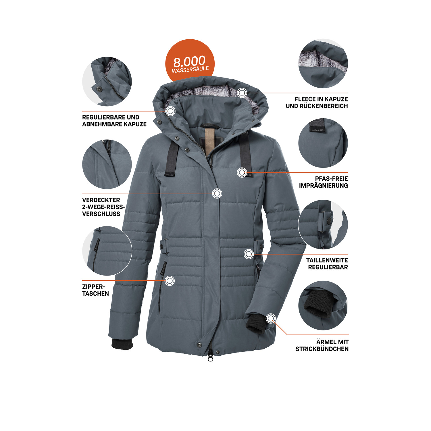 Damen G.I.G.A. DX by killtec wie abgebildet GW 25 WMN QLTD JCKT 00843 50 Funktionsjacke