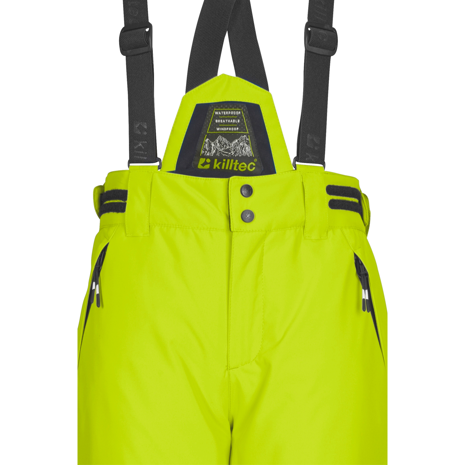 Kinder killtec Gelb KSW 214 BYS SKI PNTS Latzhose