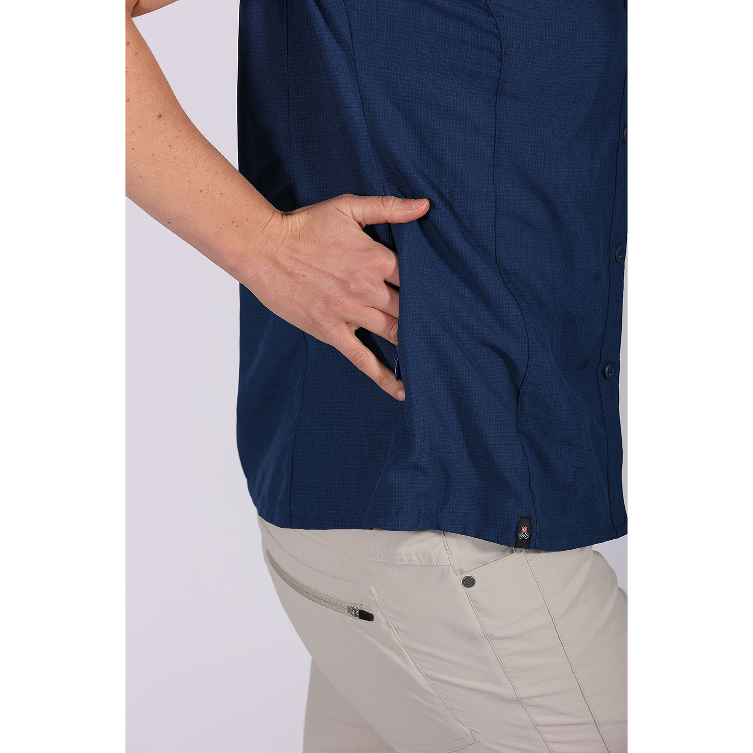 Damen Maul Sport Blau Sidney XT - Caprihose elastic 32 34 Caprihose