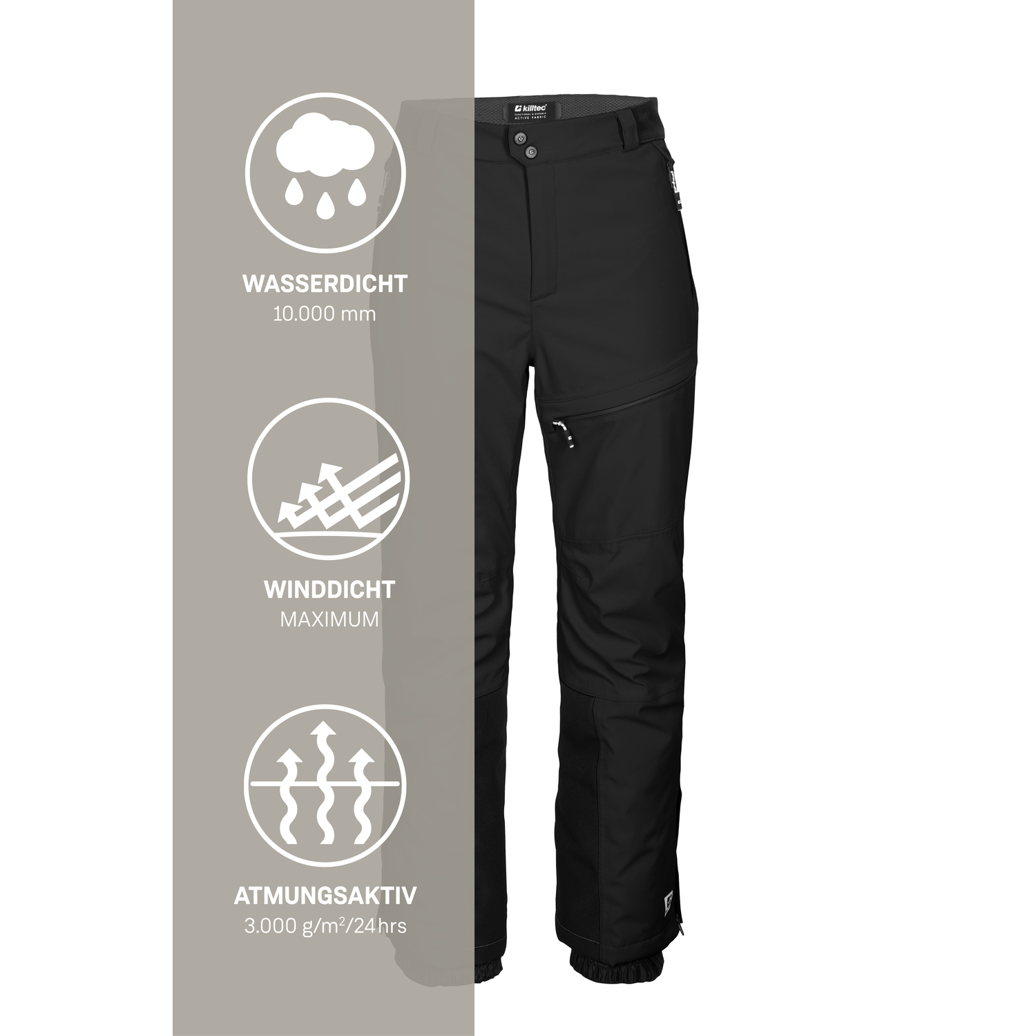 Herren killtec Schwarz