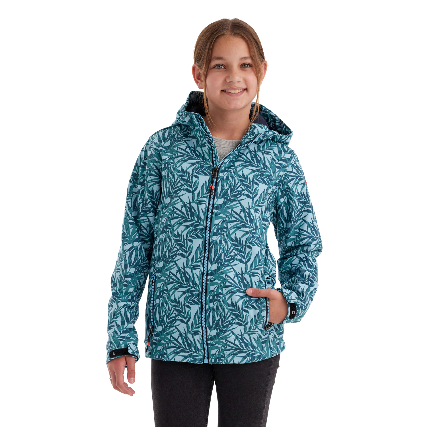 Mädchen Kinder killtec Grün Print Funktionsjacke