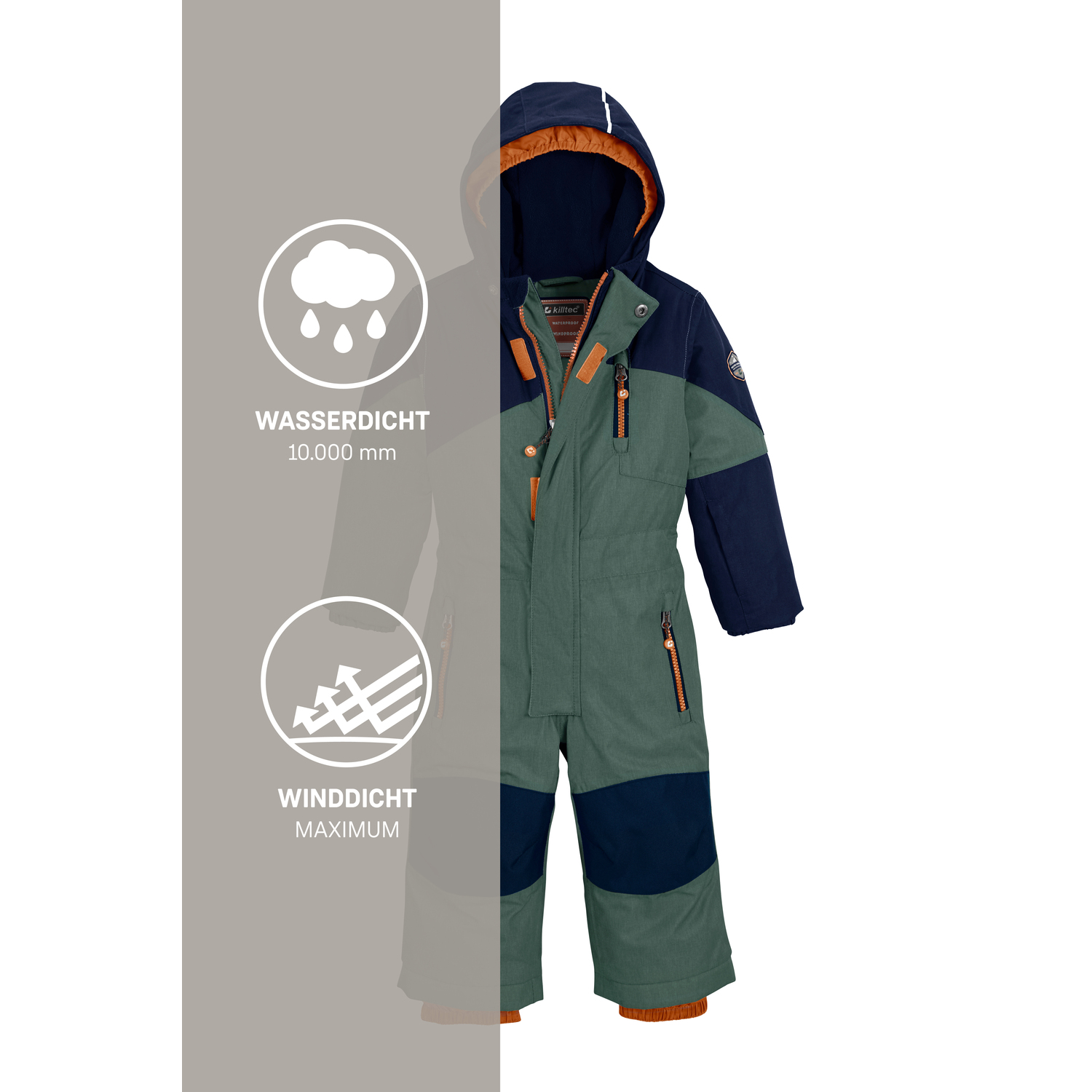 Minis killtec Lorbeere mit Oberteil Kesley Mini Overall