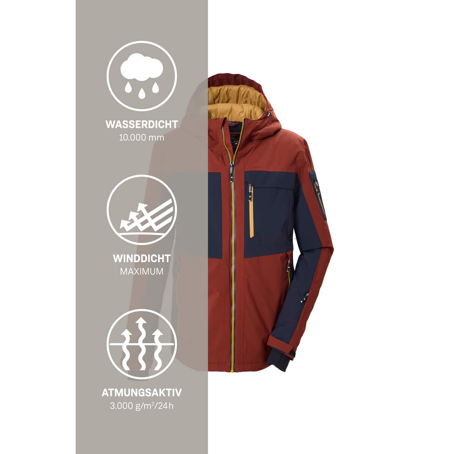 Herren killtec Kastanie