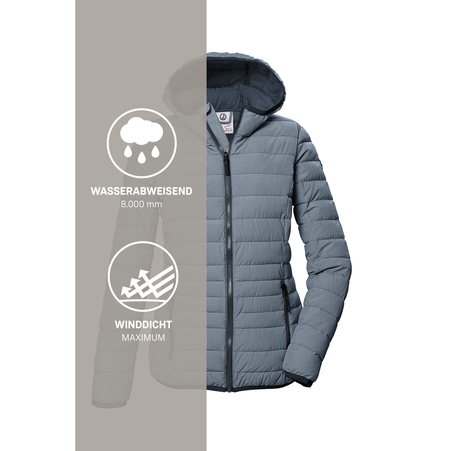 Damen G.I.G.A. DX by killtec Rauchblau GS 65 WMN QLTD JCKT 00875 50 Funktionsjacke