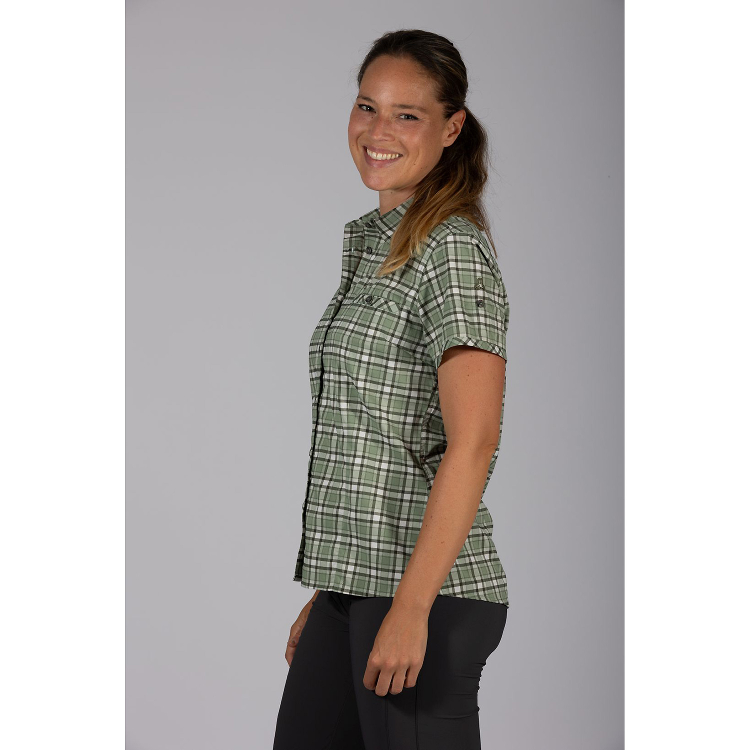 Damen Maul Sport Türkis Elbe II -1/2 Bluse kariert ela 16 38 Bluse