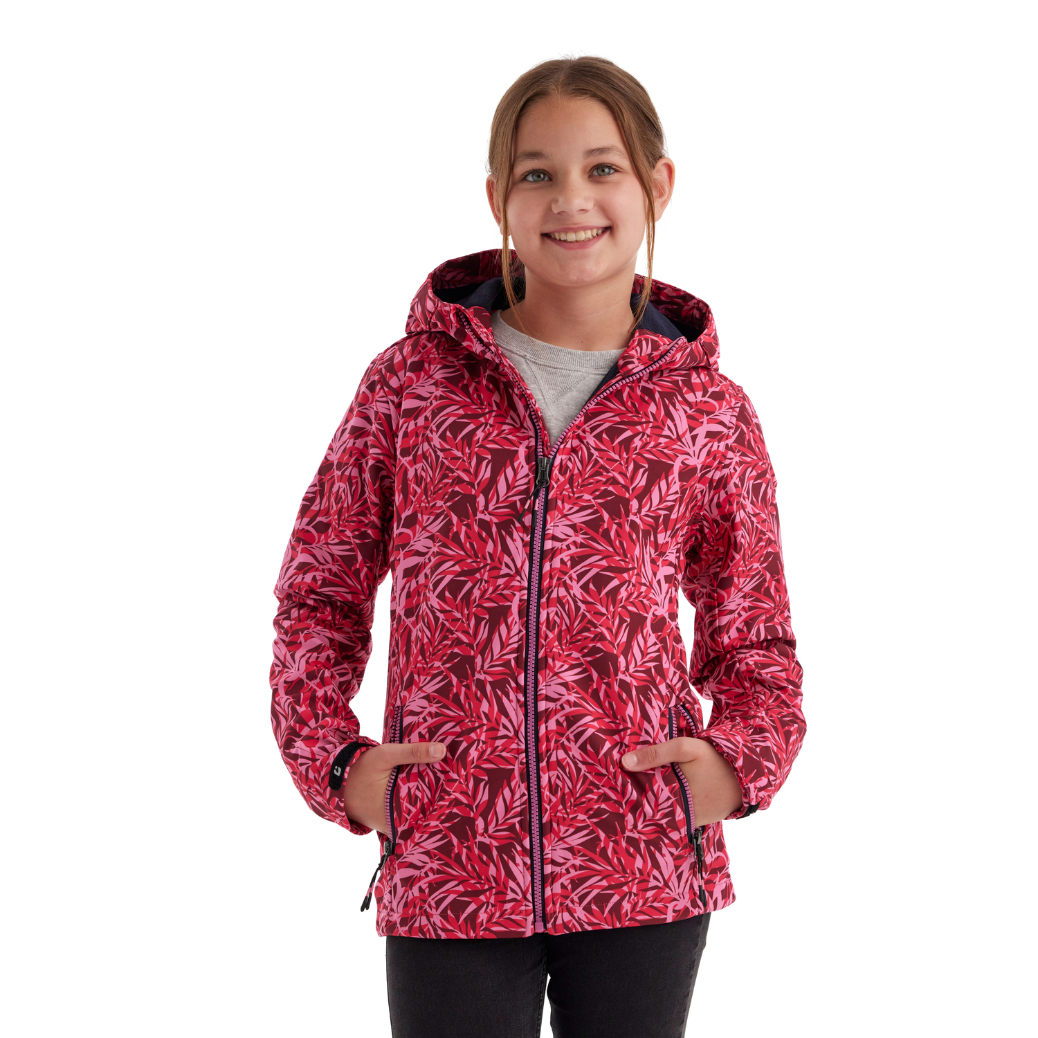 Mädchen Kinder killtec Rose Print Funktionsjacke