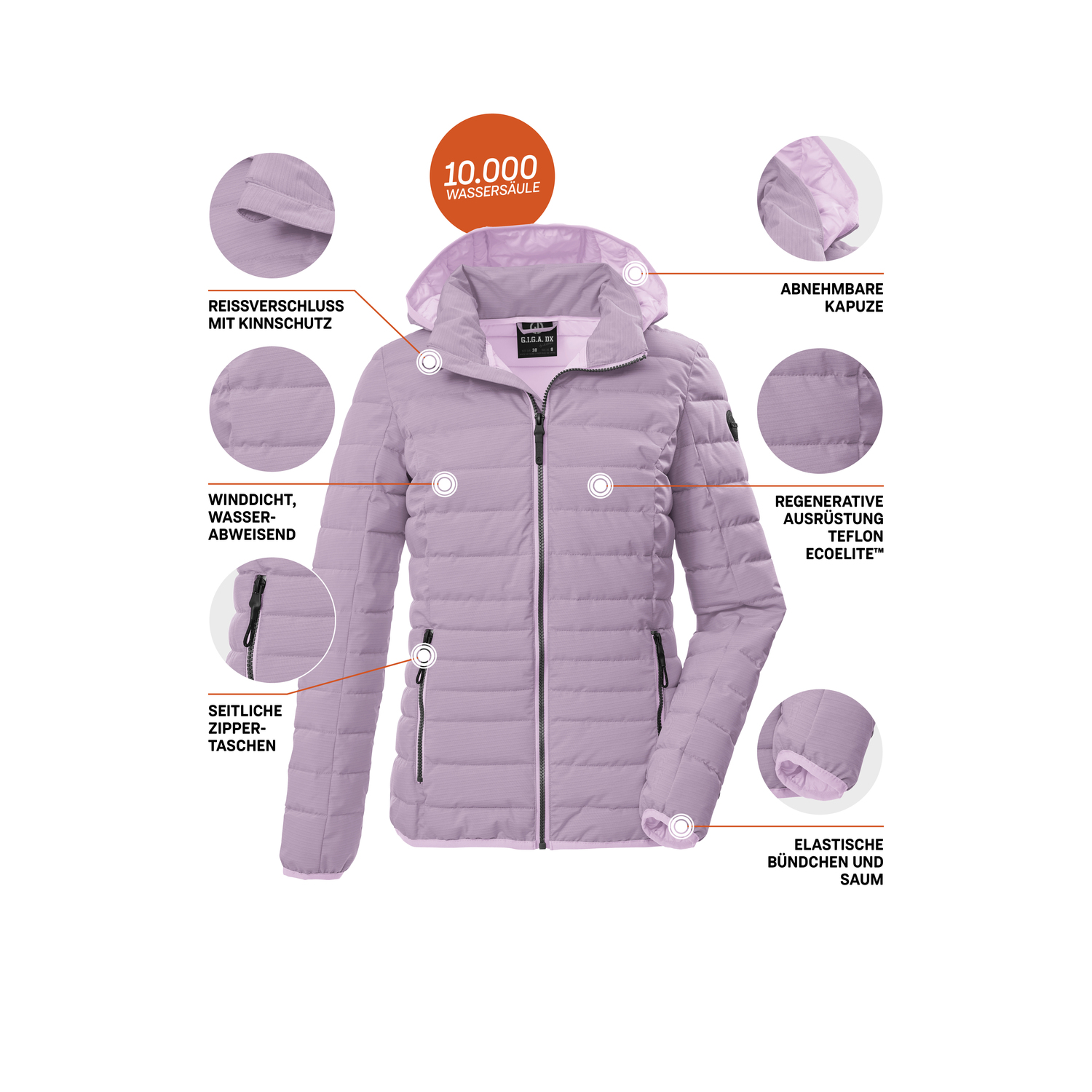 Damen G.I.G.A. DX by killtec Blau GS 110 WMN QLTD JCKT_Uyaka 00859 50 Funktionsjacke