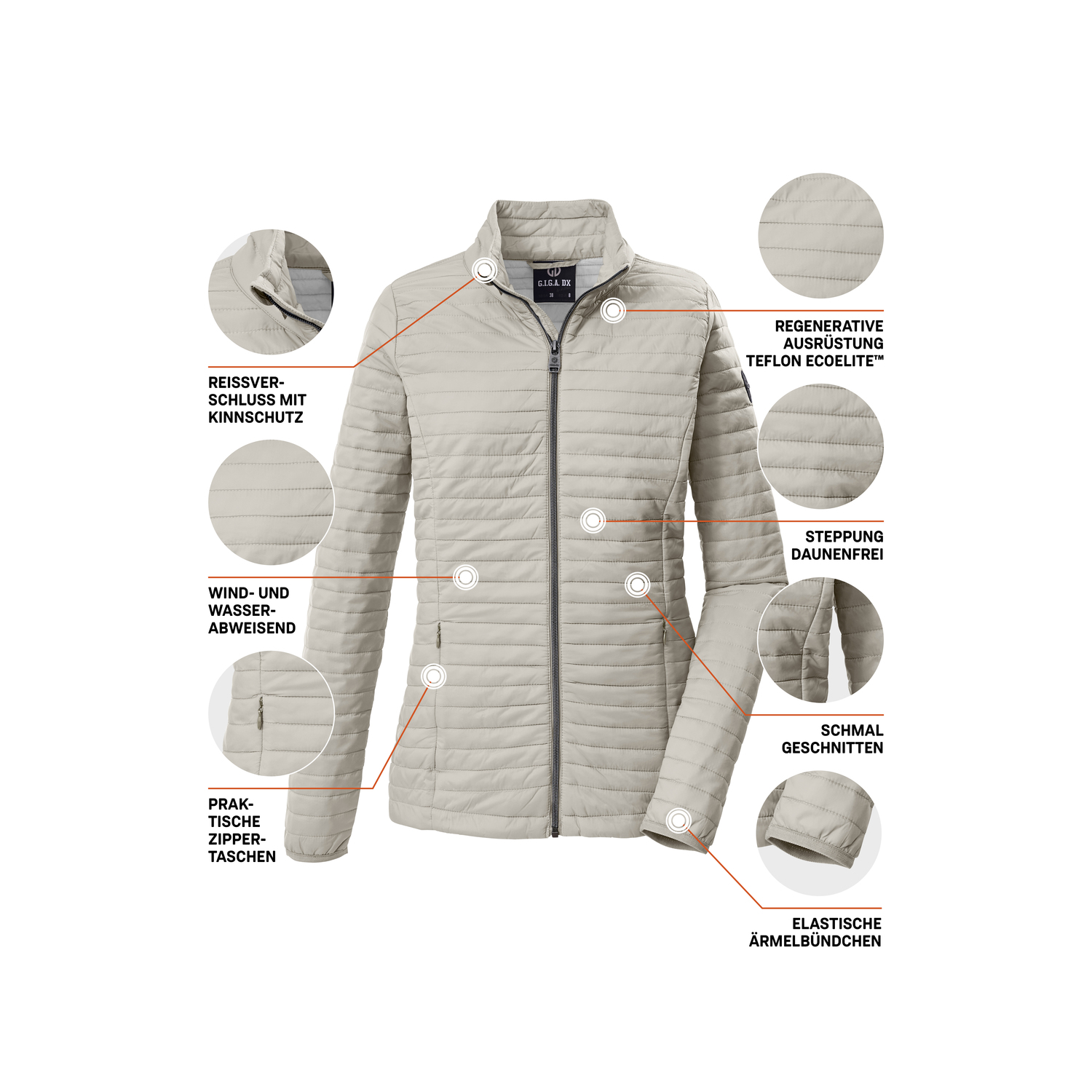 Damen G.I.G.A. DX by killtec Beige GS 112 WMN QLTD JCKT Funktionsjacke