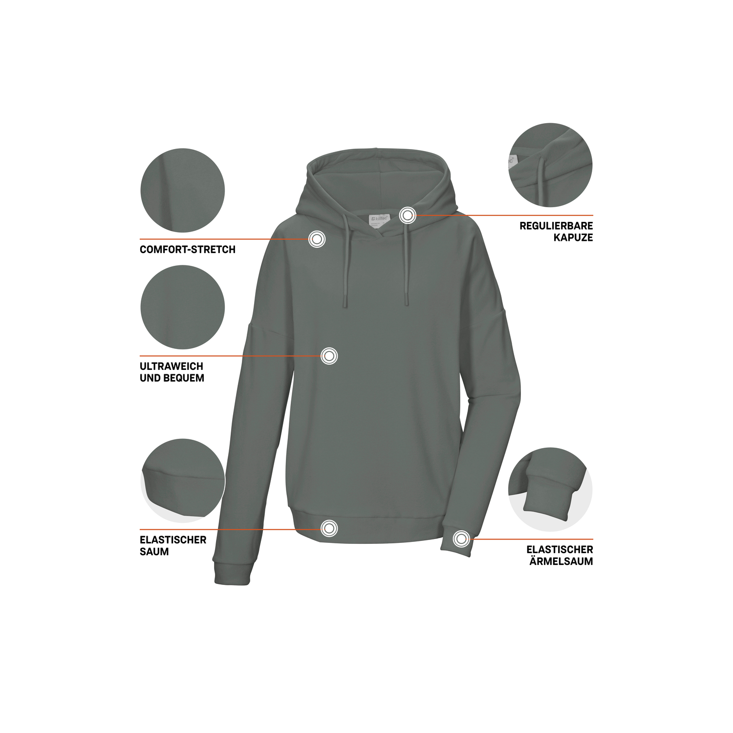 Damen killtec Grau