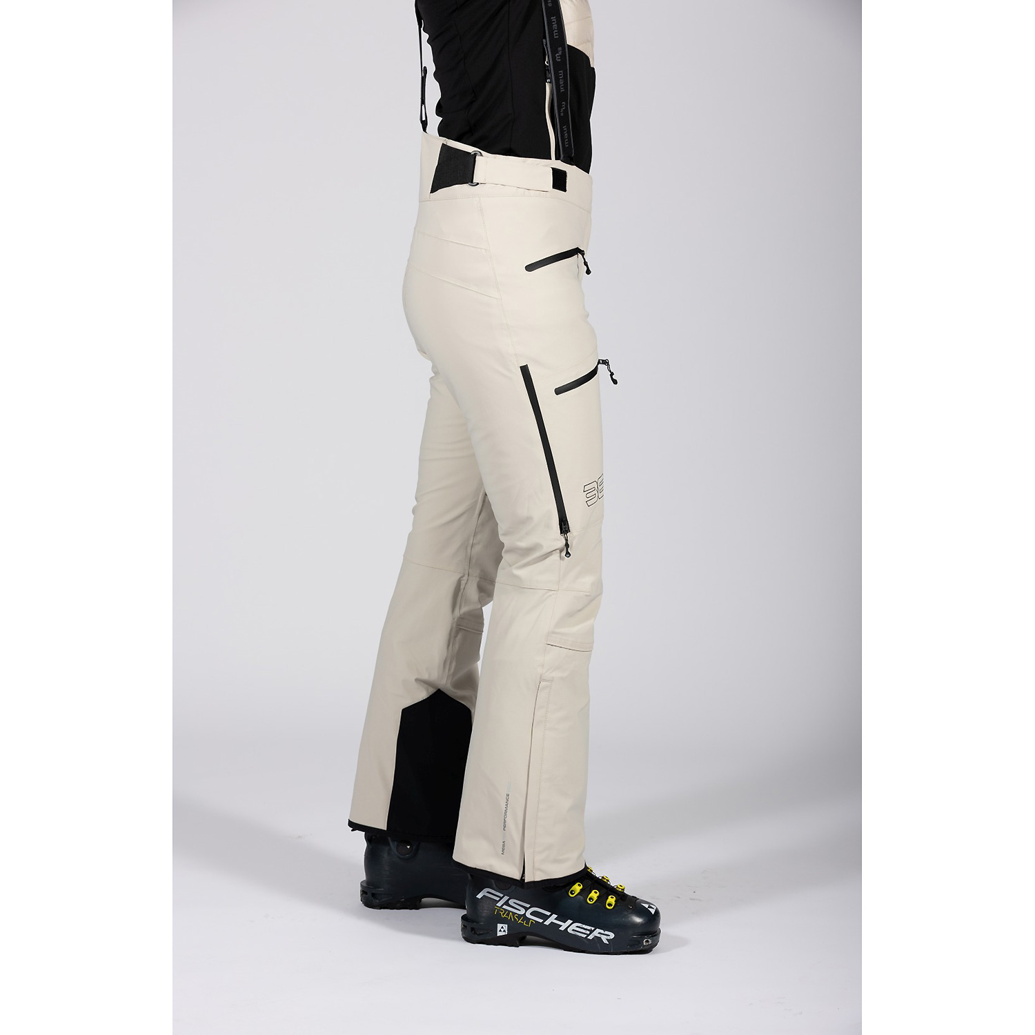 Damen Maul Sport Beige Schneeflocke - Snowtex Hose 3636 36 Skihose
