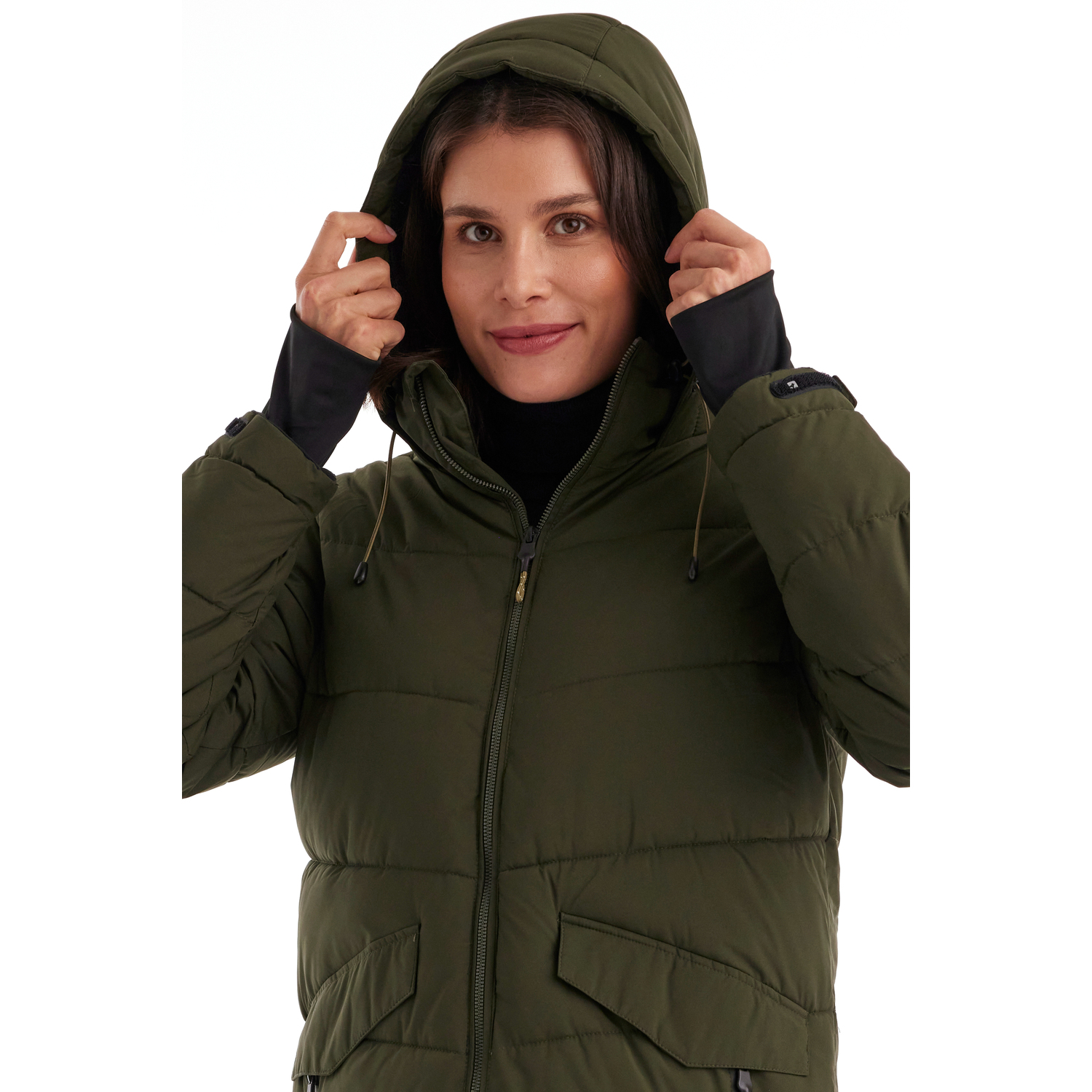 Damen killtec Dunkeloliv KOW 62 WMN QLTD CT 00756 46 Mantel