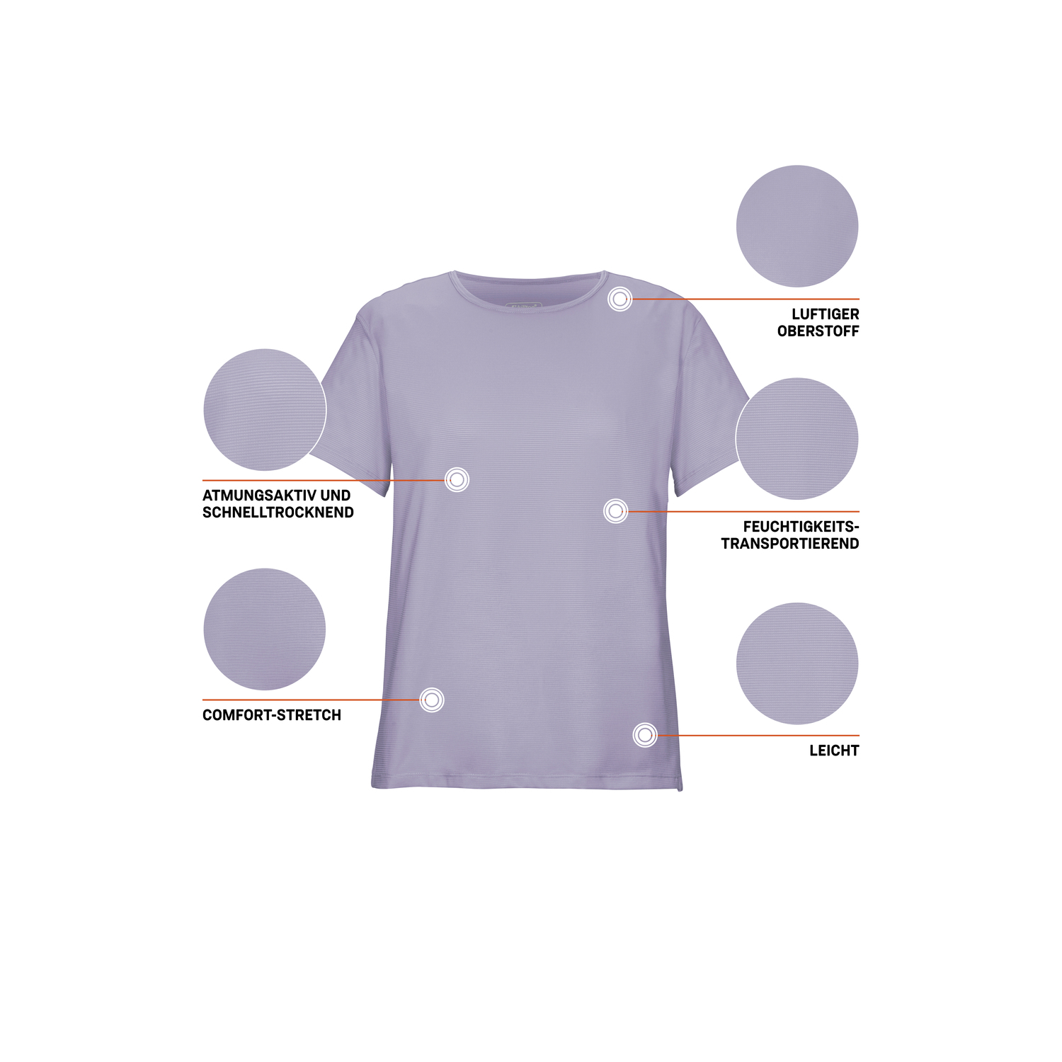Damen killtec Violett