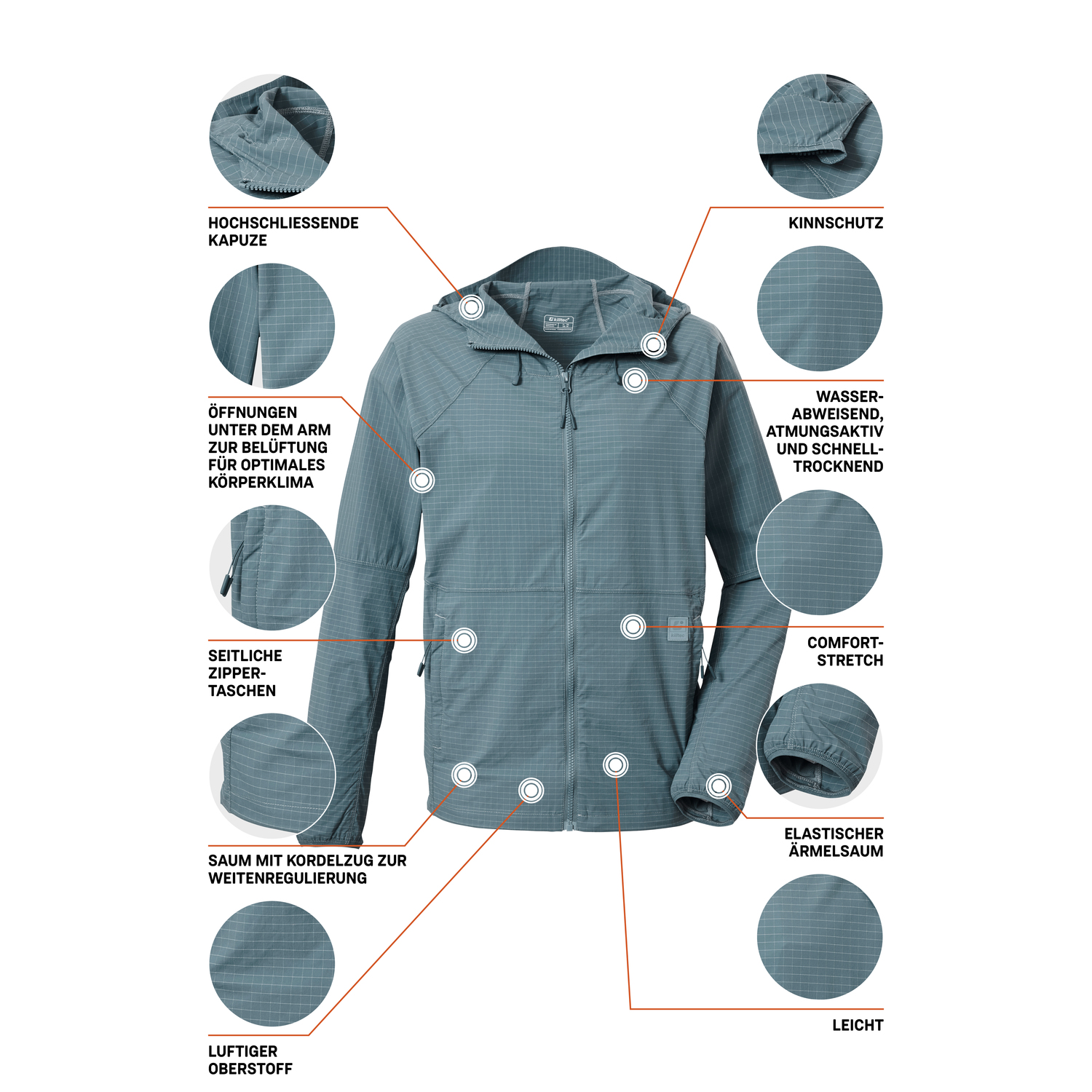 Herren killtec Blau