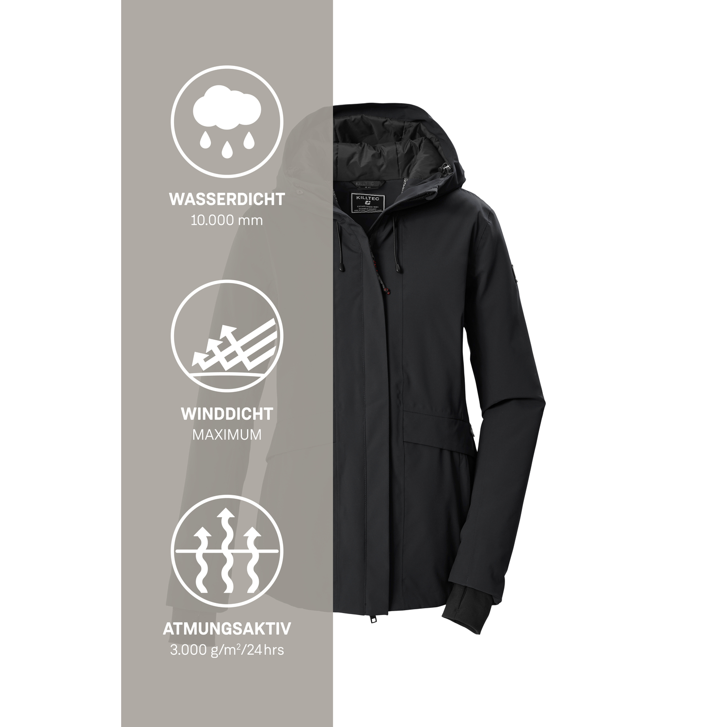Damen killtec Schwarz