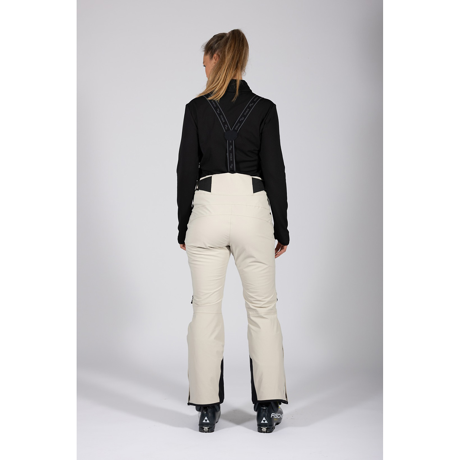 Damen Maul Sport Beige Schneeflocke - Snowtex Hose 3636 36 Skihose
