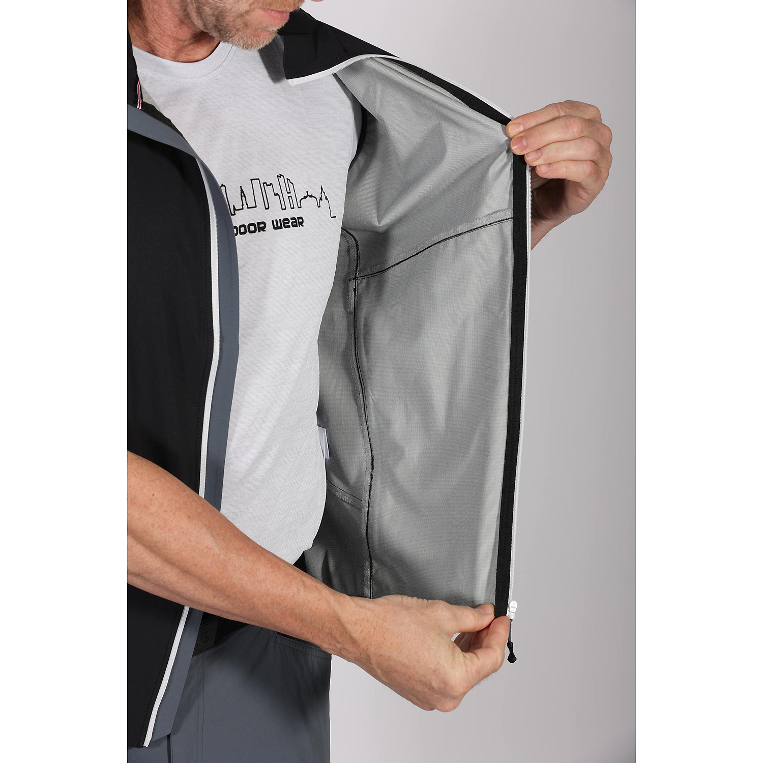 Herren Maul Sport Schwarz Achensee-Softshellweste 47 48 Weste